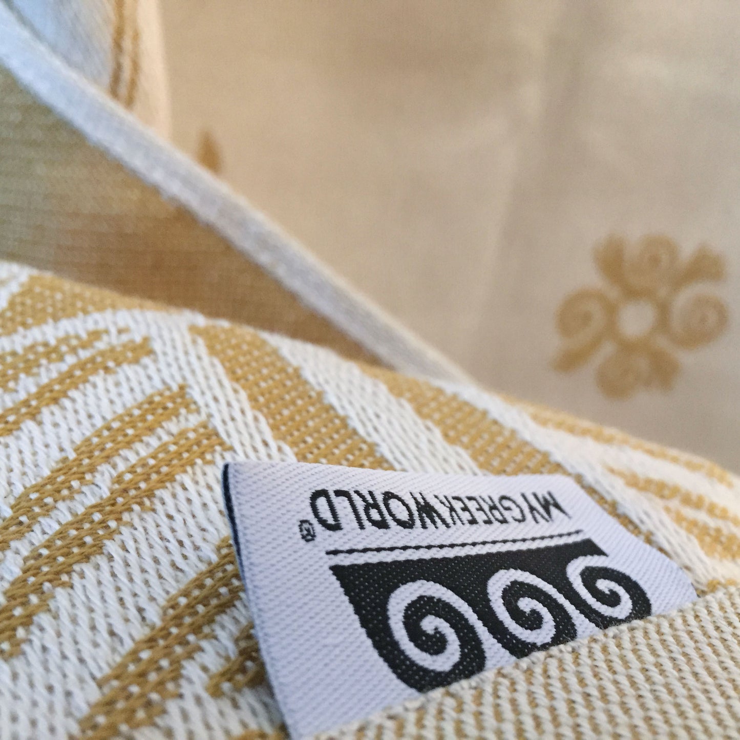 Animals woven bath towel