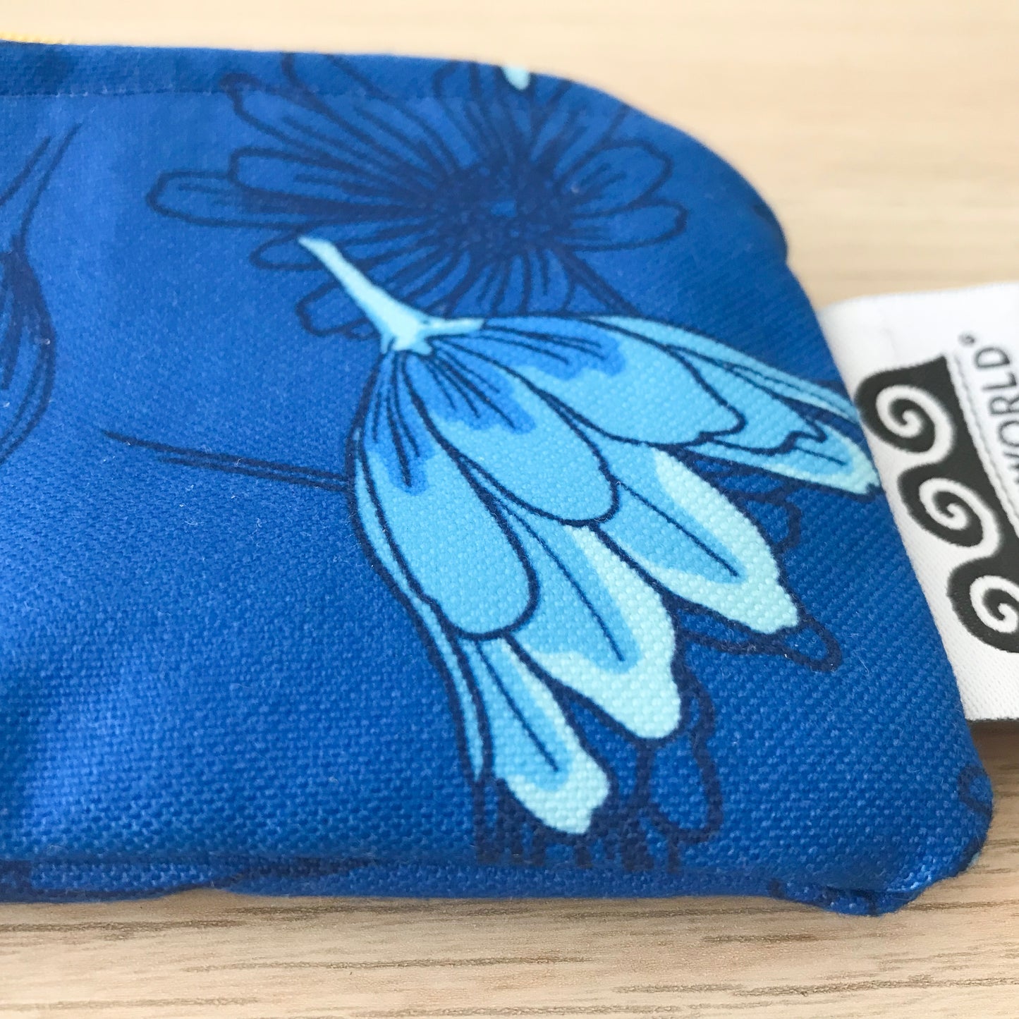 Canary and anemones pencil case