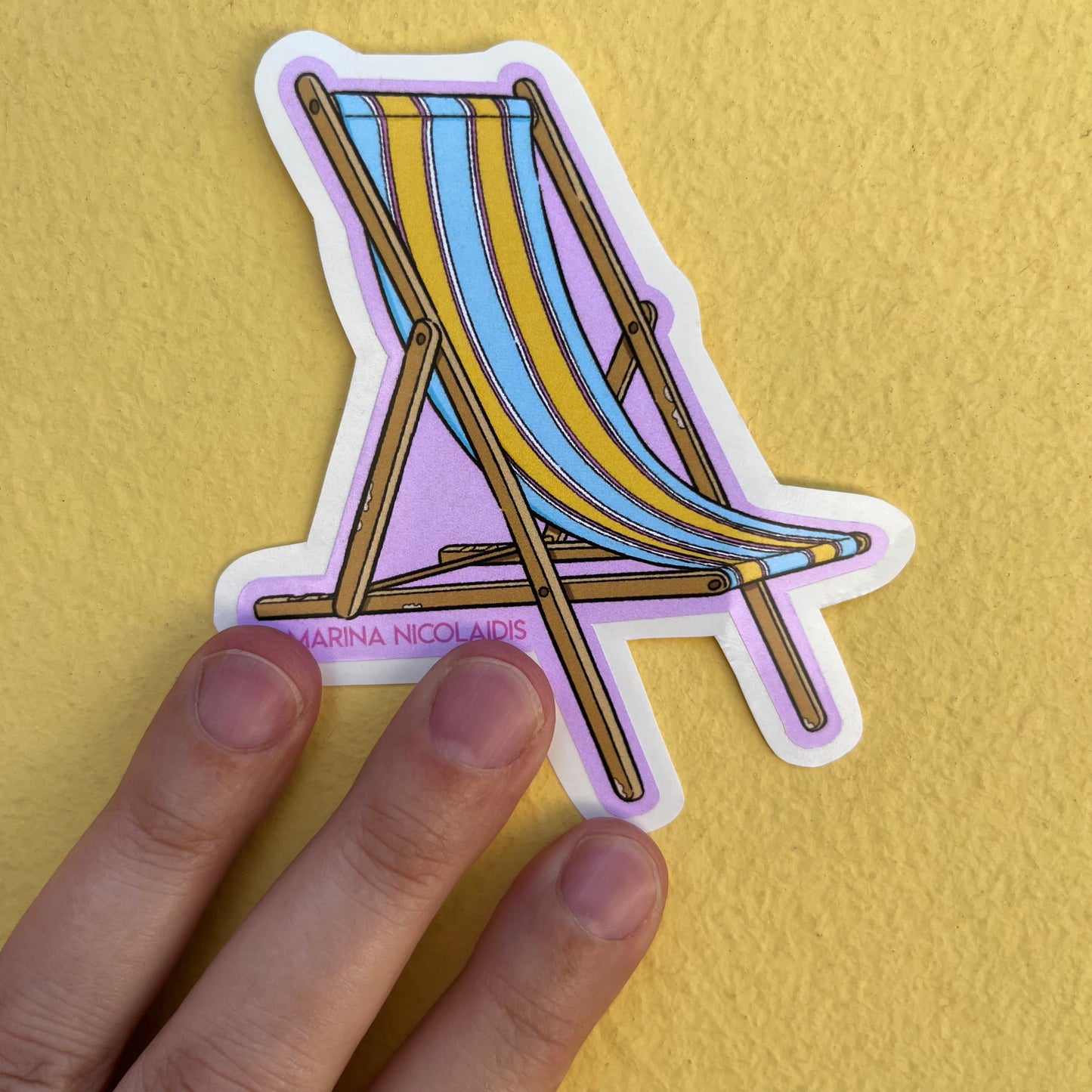 Deckchair sticker