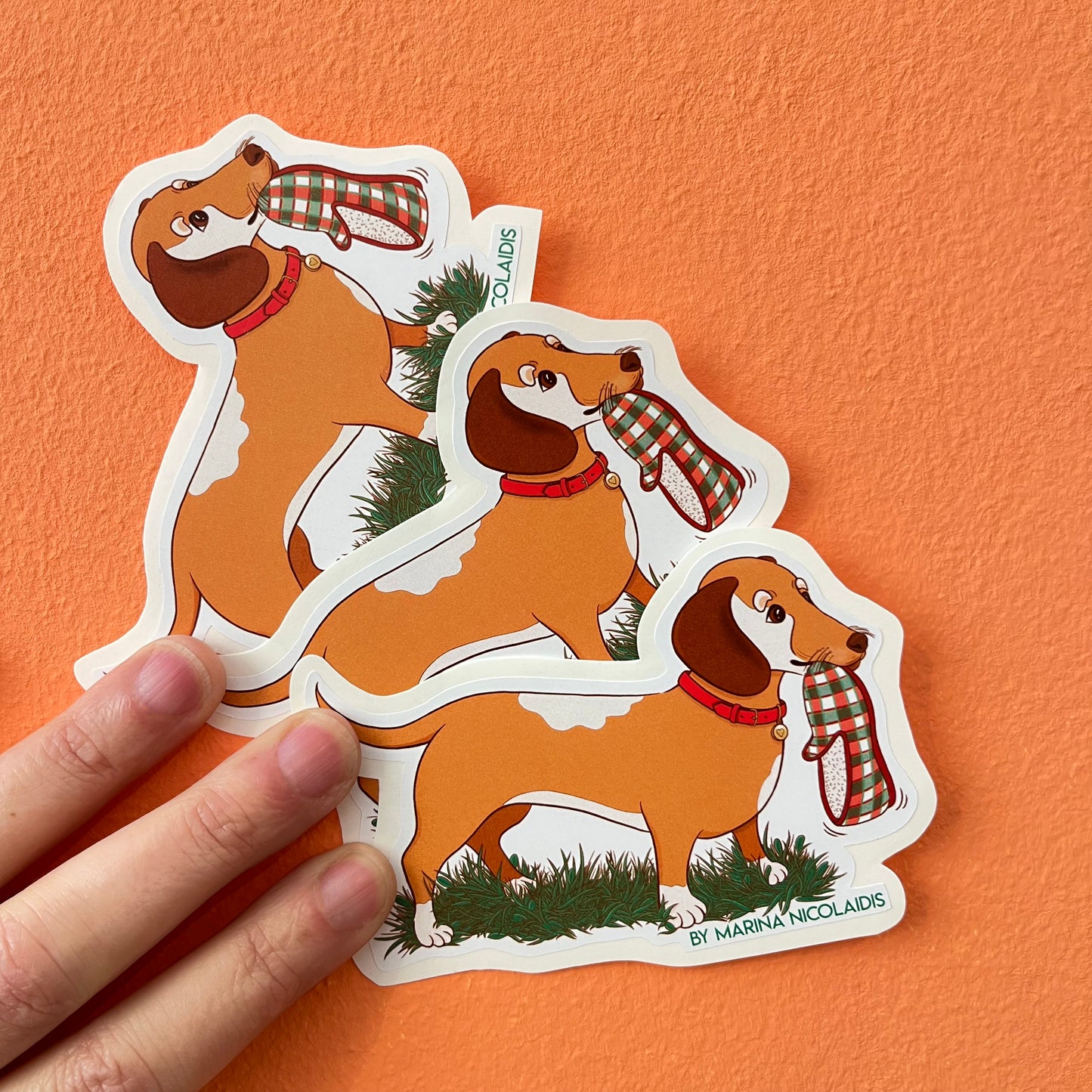 Dachshund dog sticker