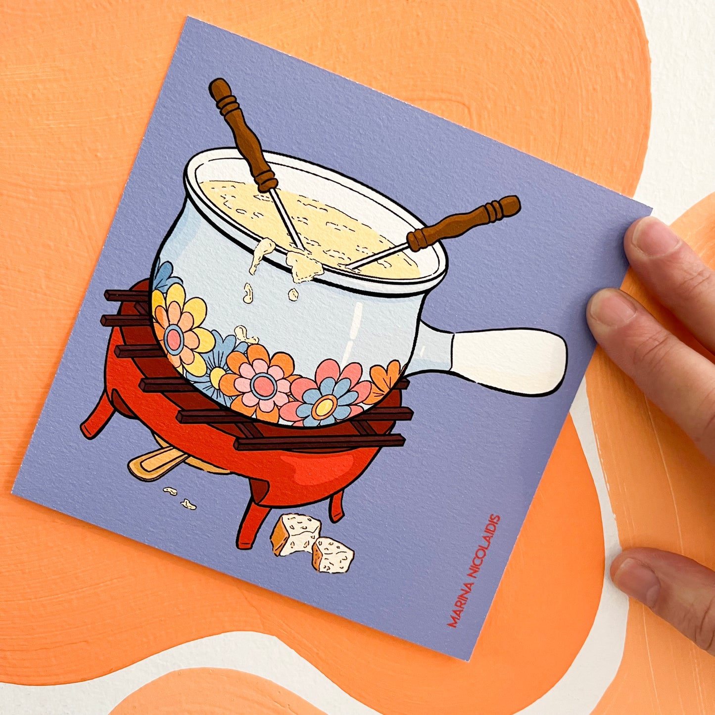 Fondue savoyarde art print