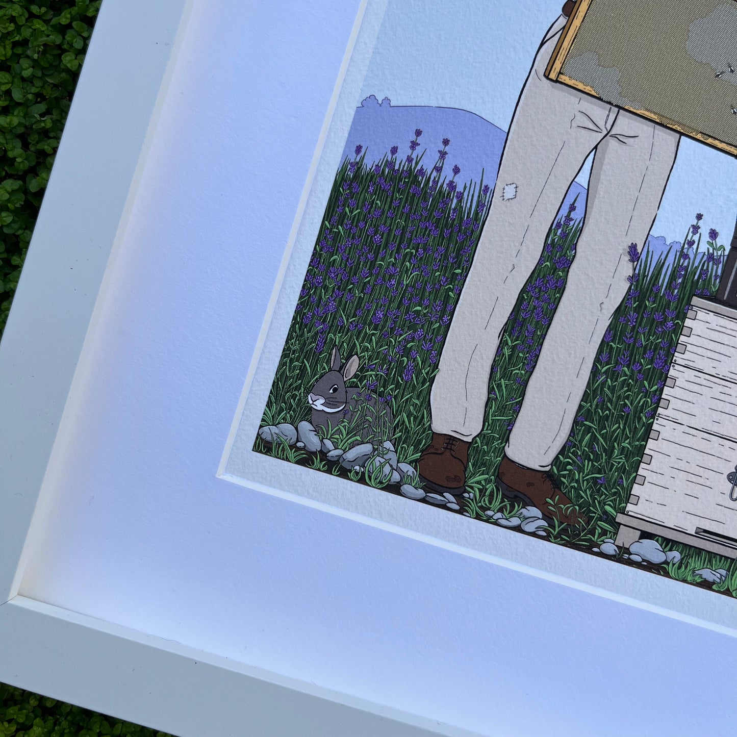 The beekeeper art print