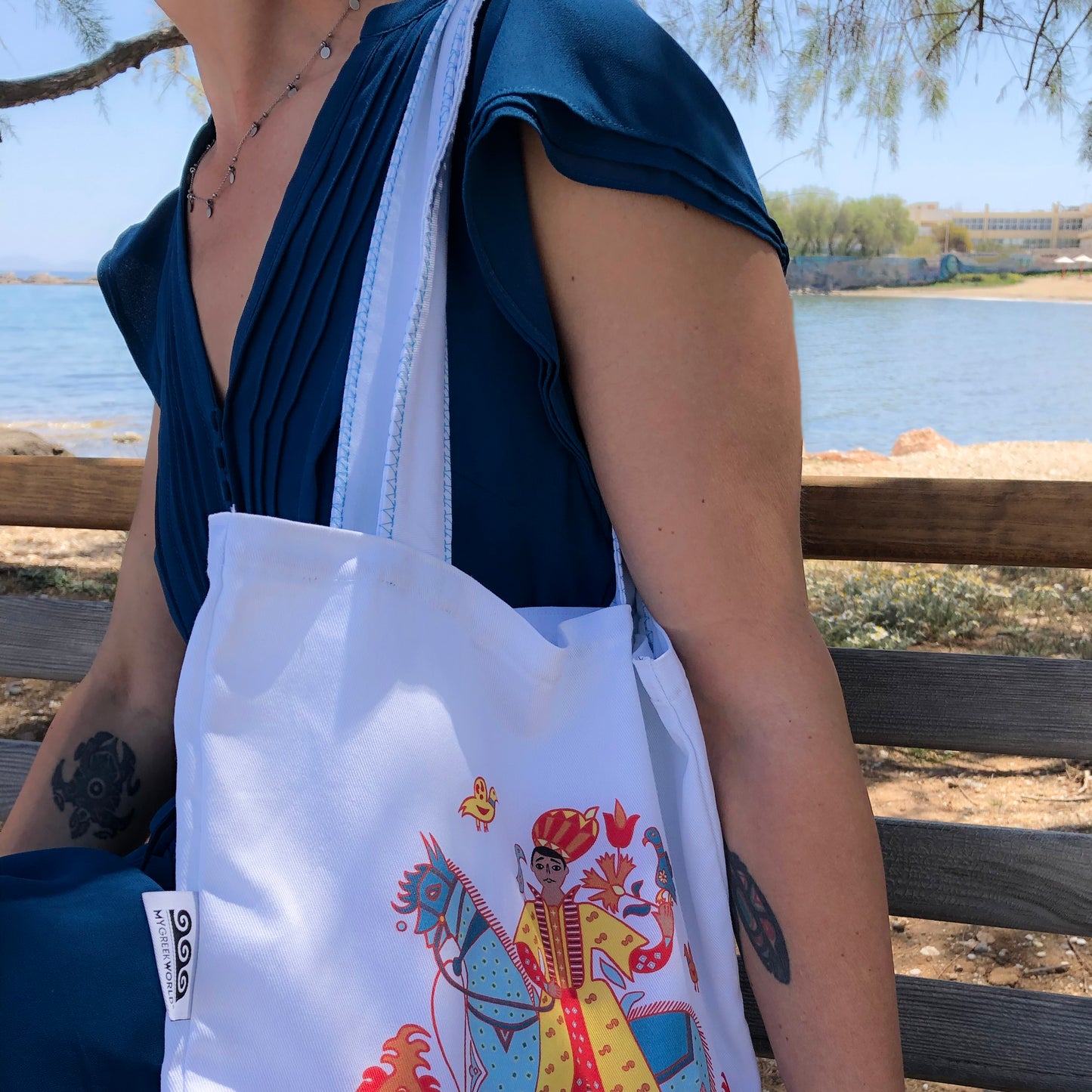 Folkloric tote bag