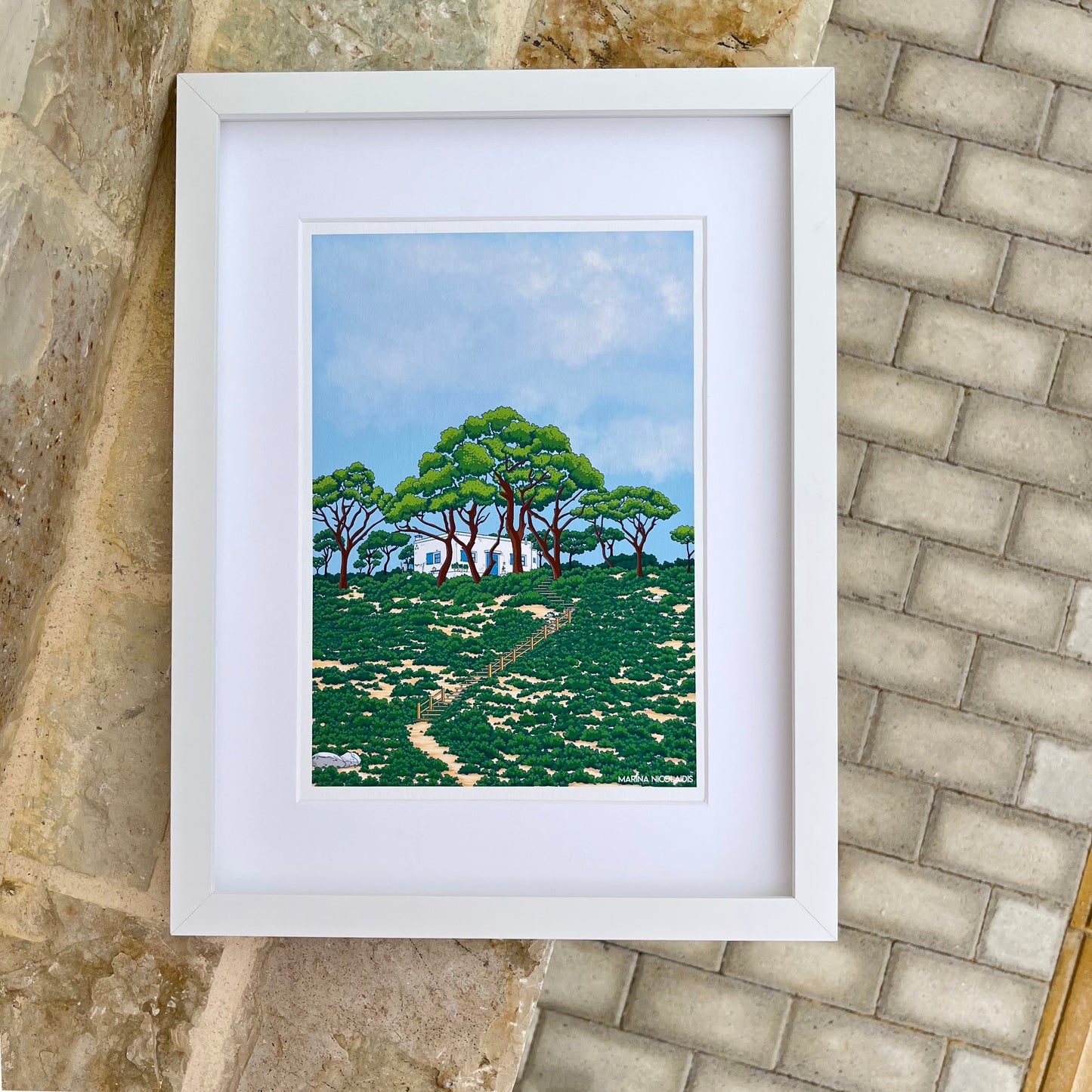 House in the pine forest