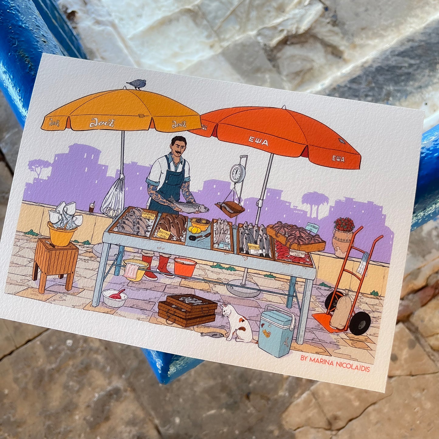 Fish Market art print