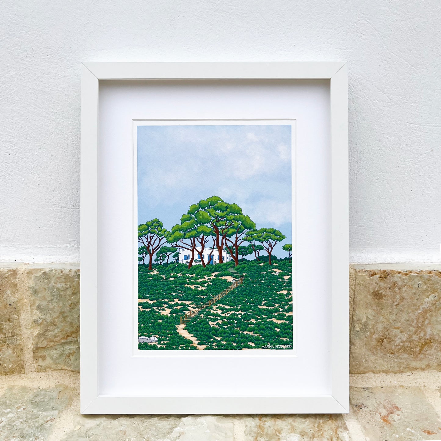 House in the pine forest