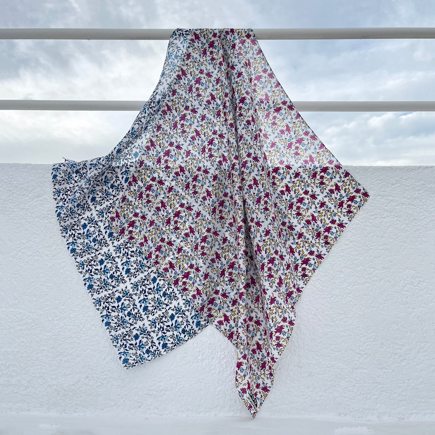 Greek silk bandana