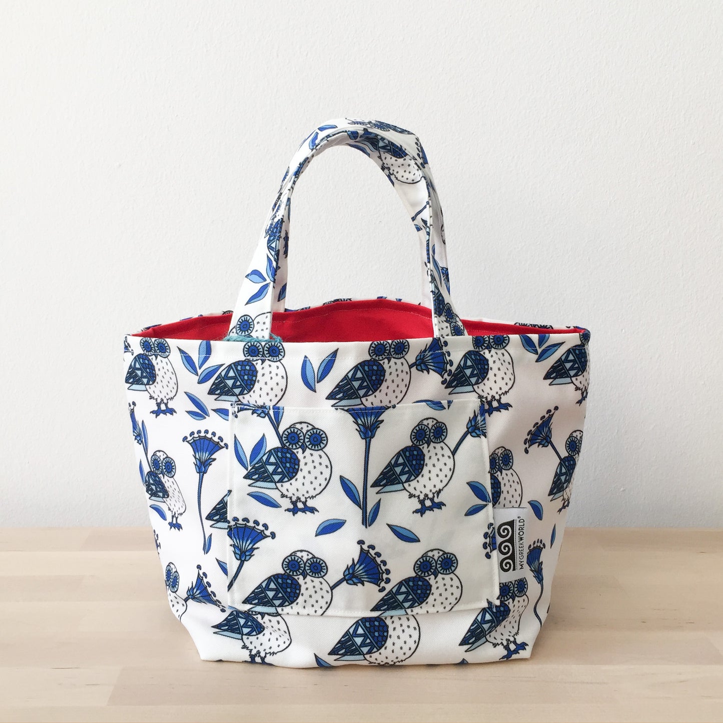 Greek owl handbag