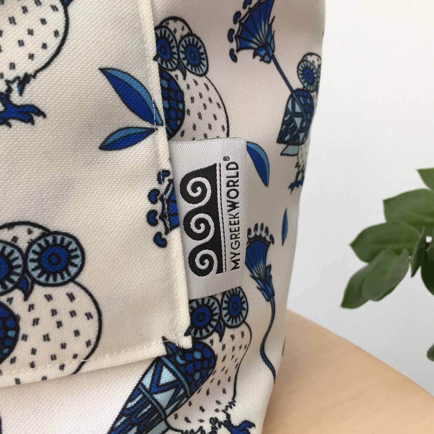 Greek owl handbag