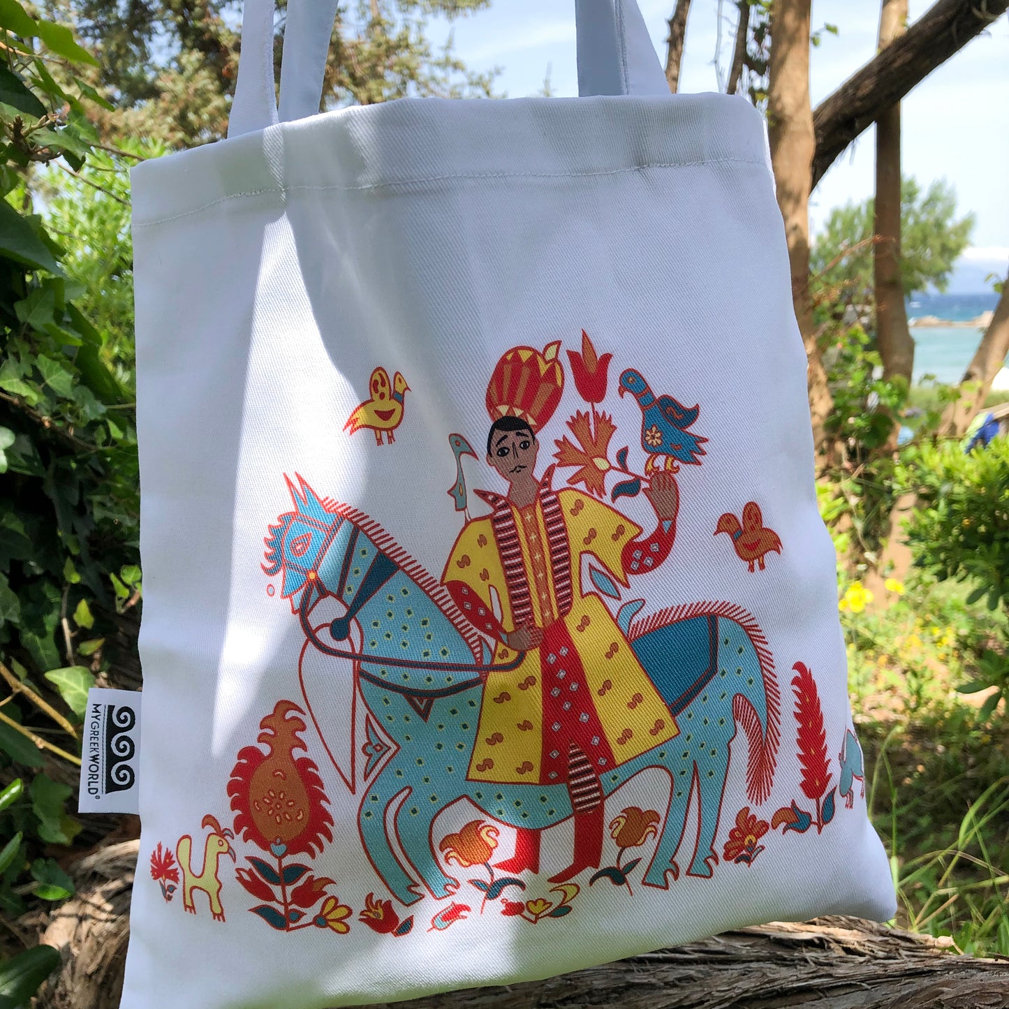 Folkloric tote bag