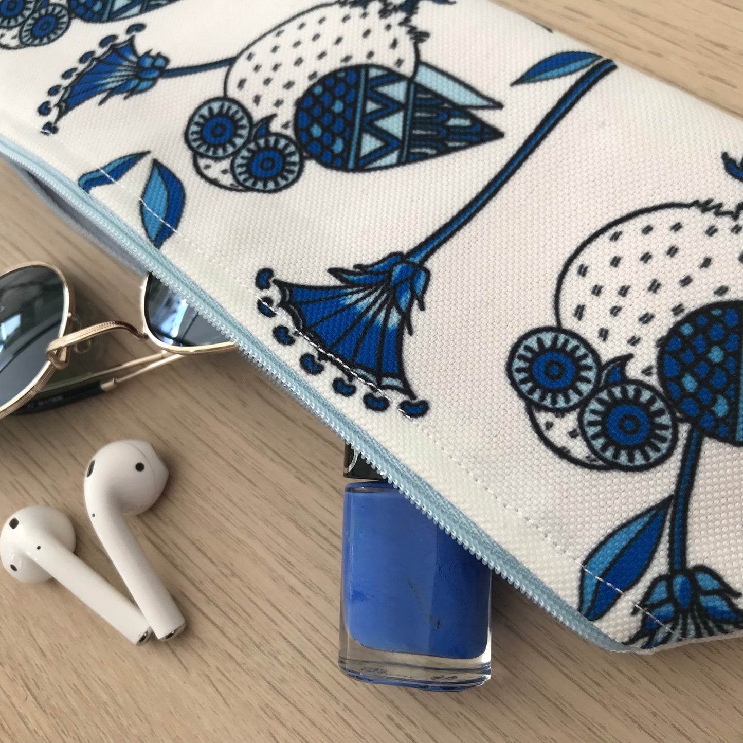 Greek owl pencil case
