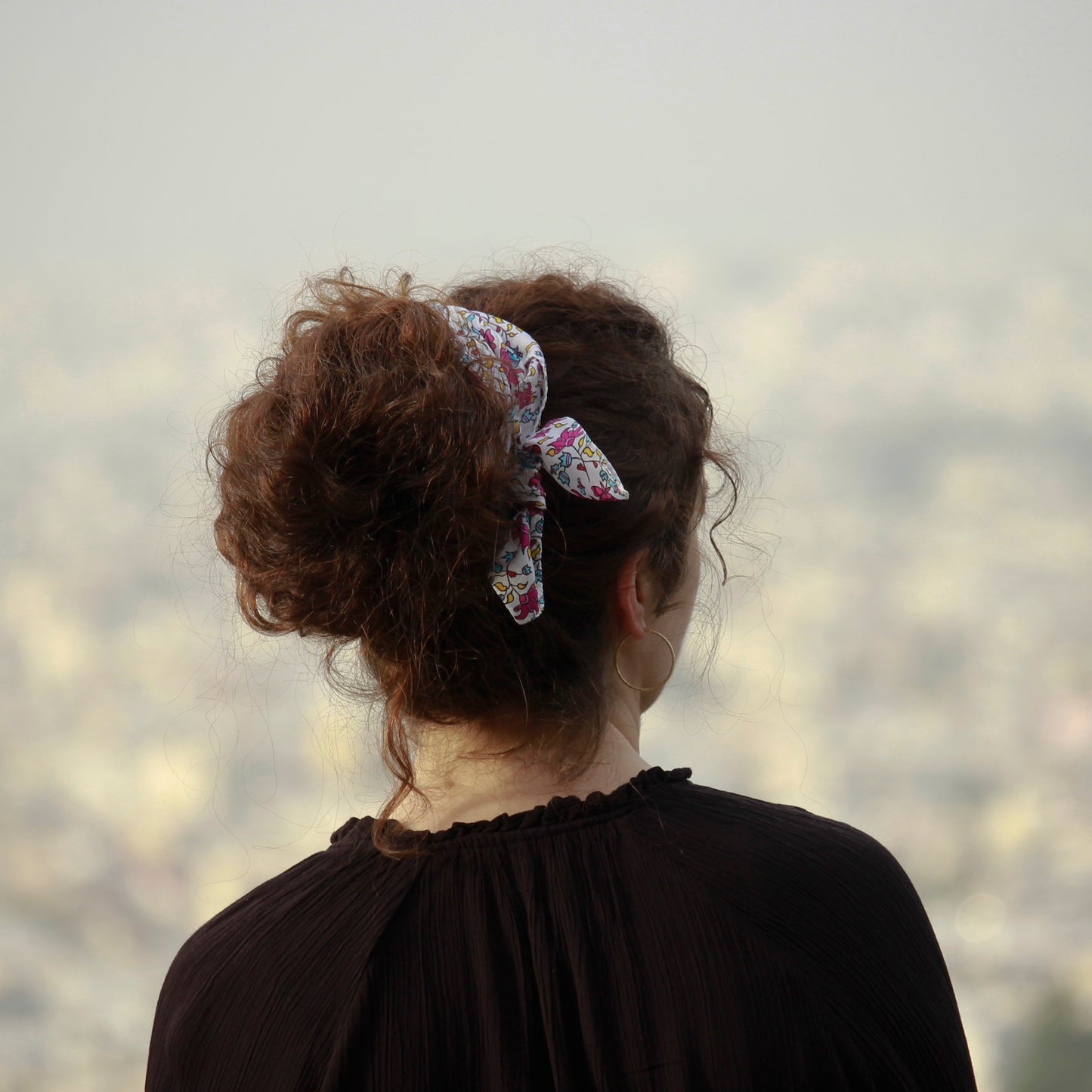 Greek silk bandana