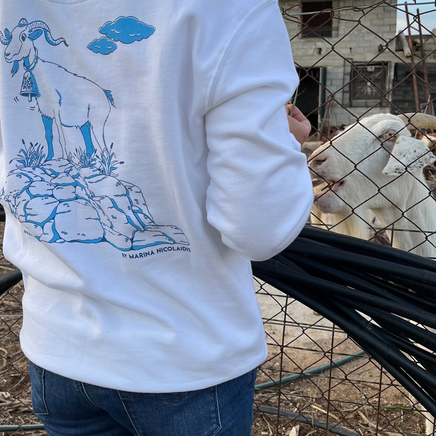 Greek sweatshirt "wild goat"
