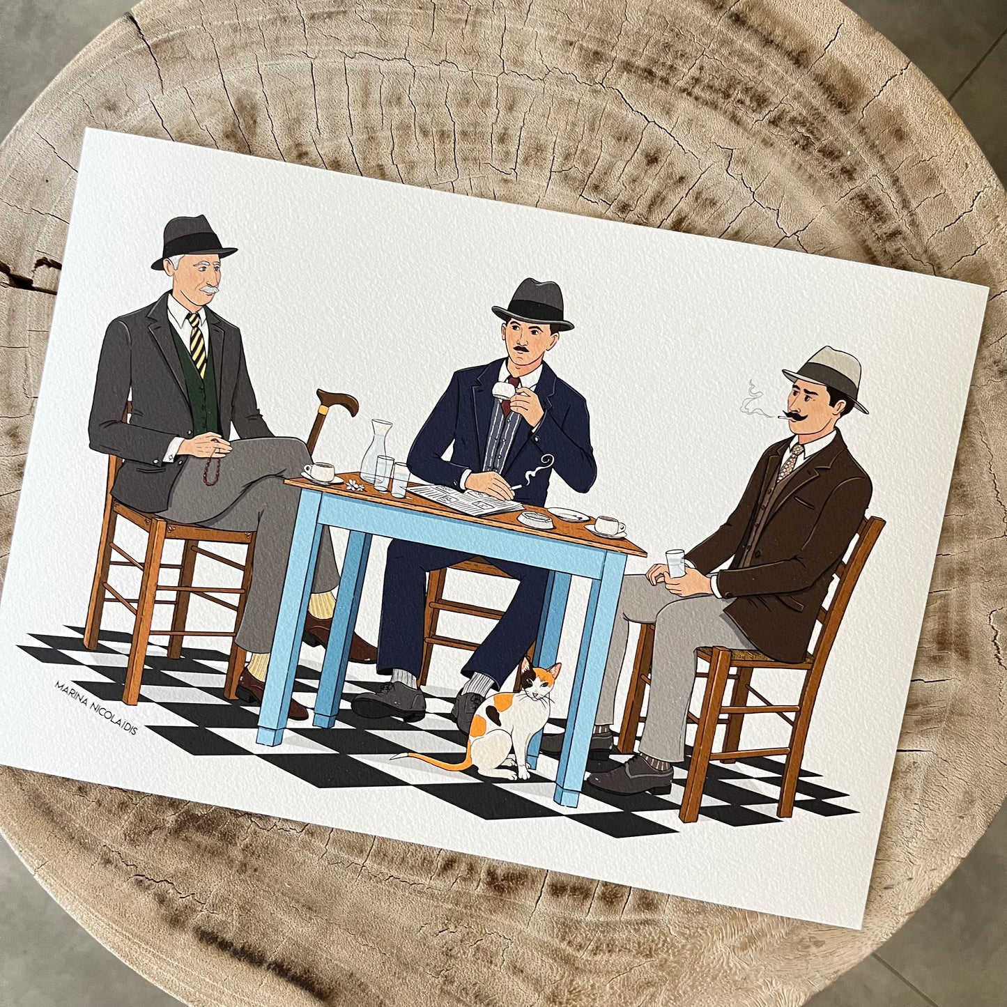The Coffee Drinkers art print