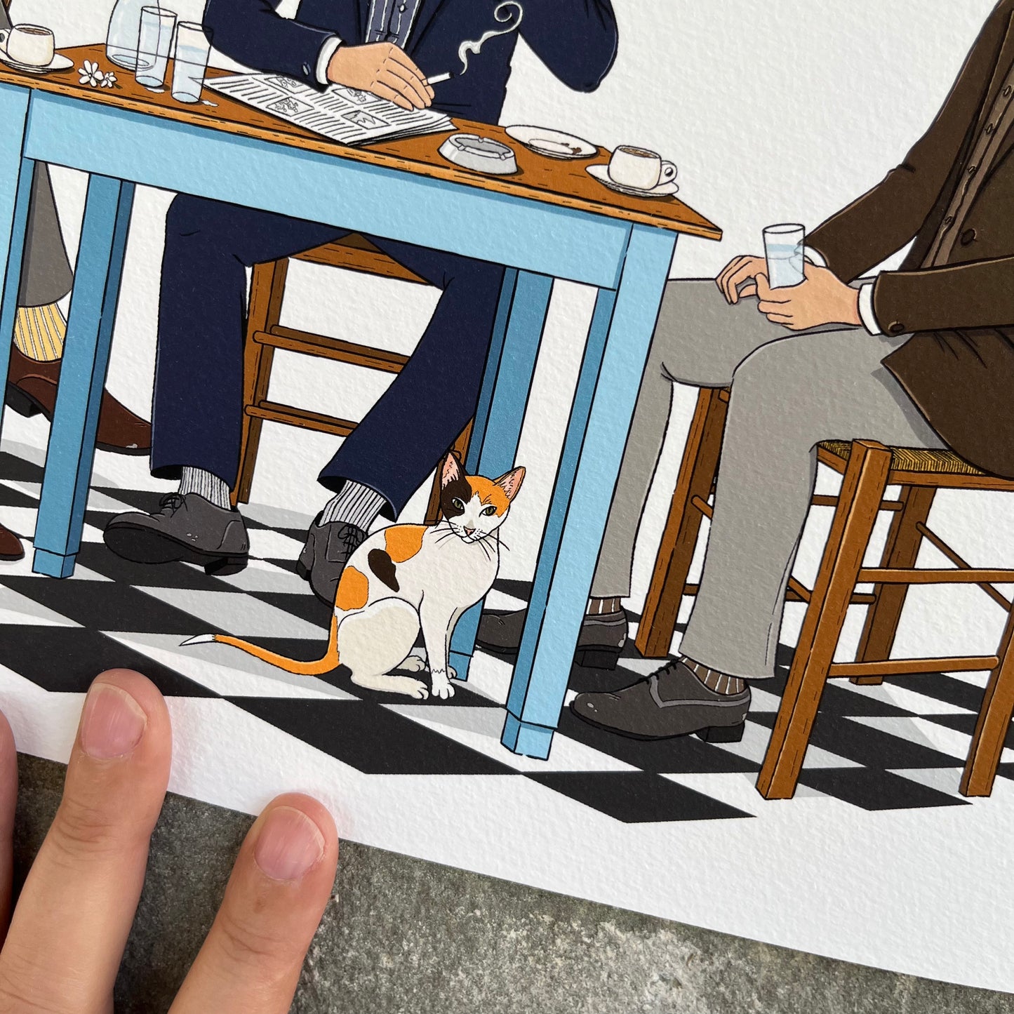 The Coffee Drinkers art print
