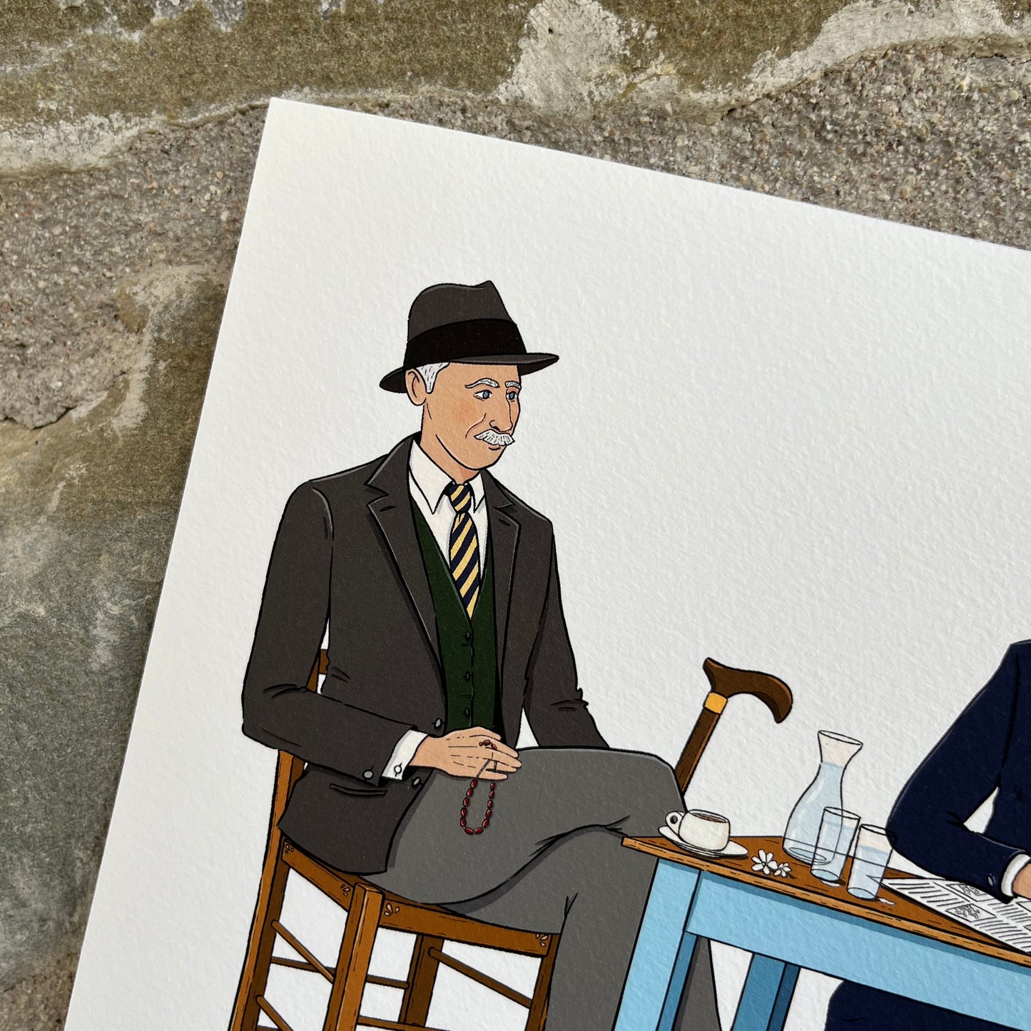 The Coffee Drinkers art print