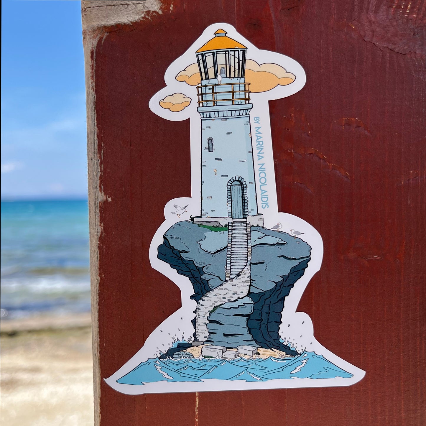 Andros Lighthouse sticker