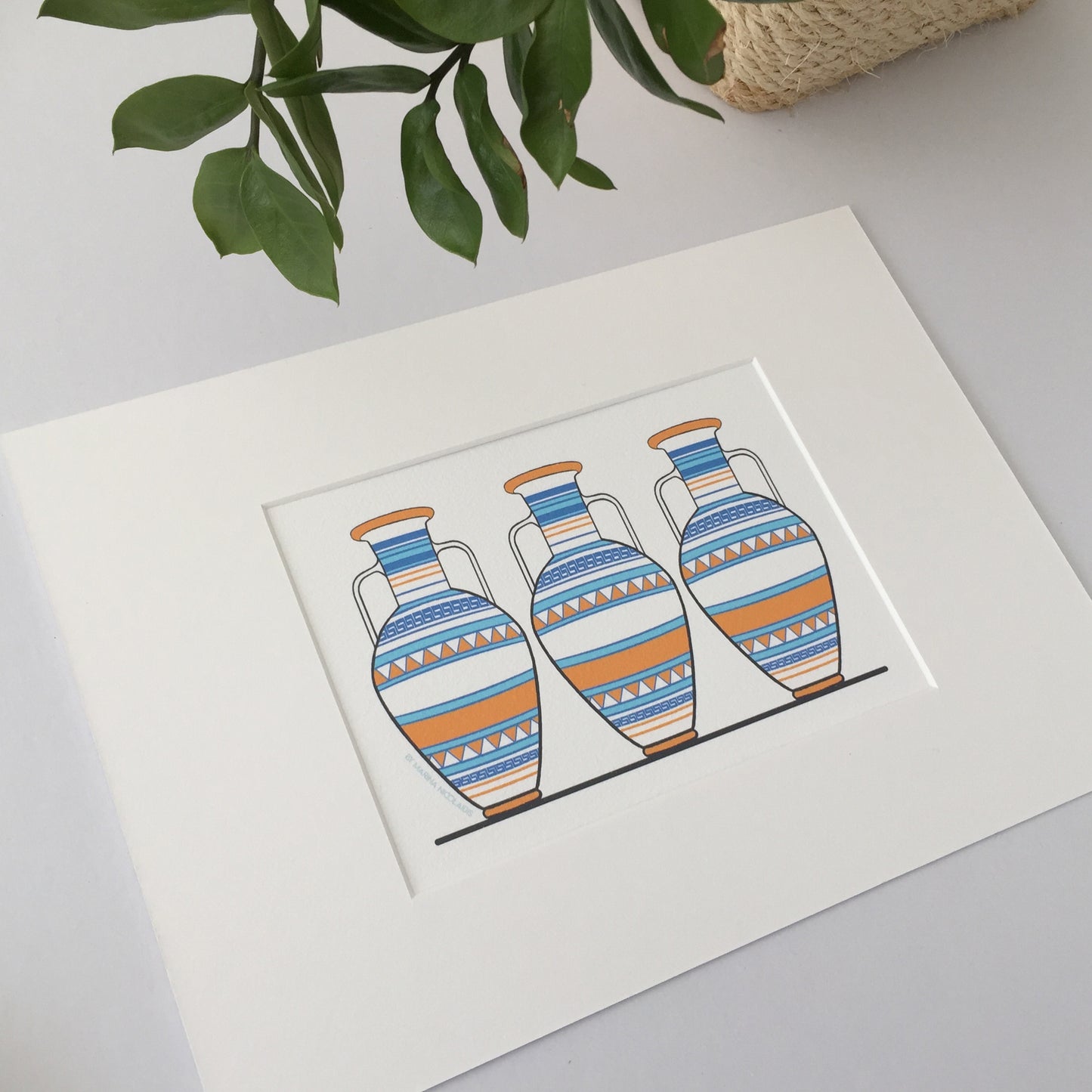 Greek Amphora art print