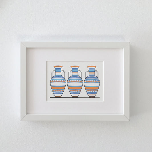 Greek Amphora art print