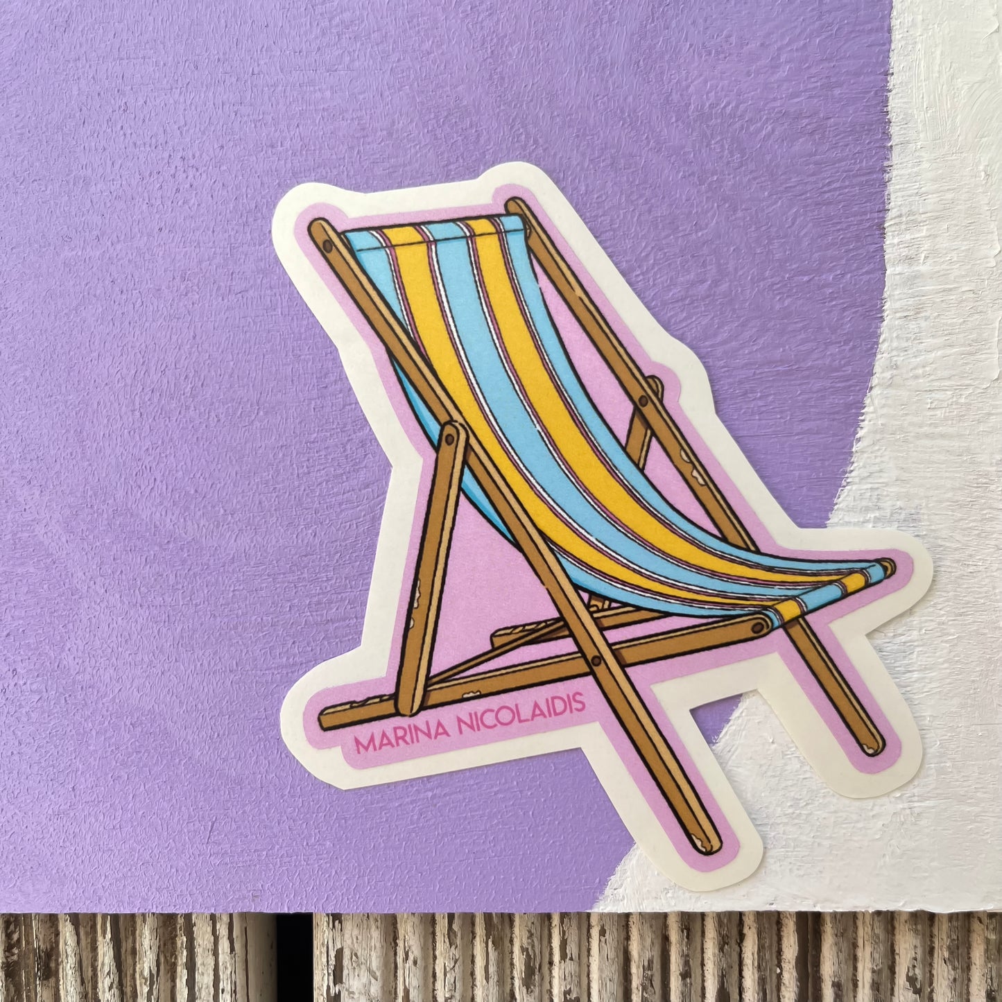 Deckchair sticker