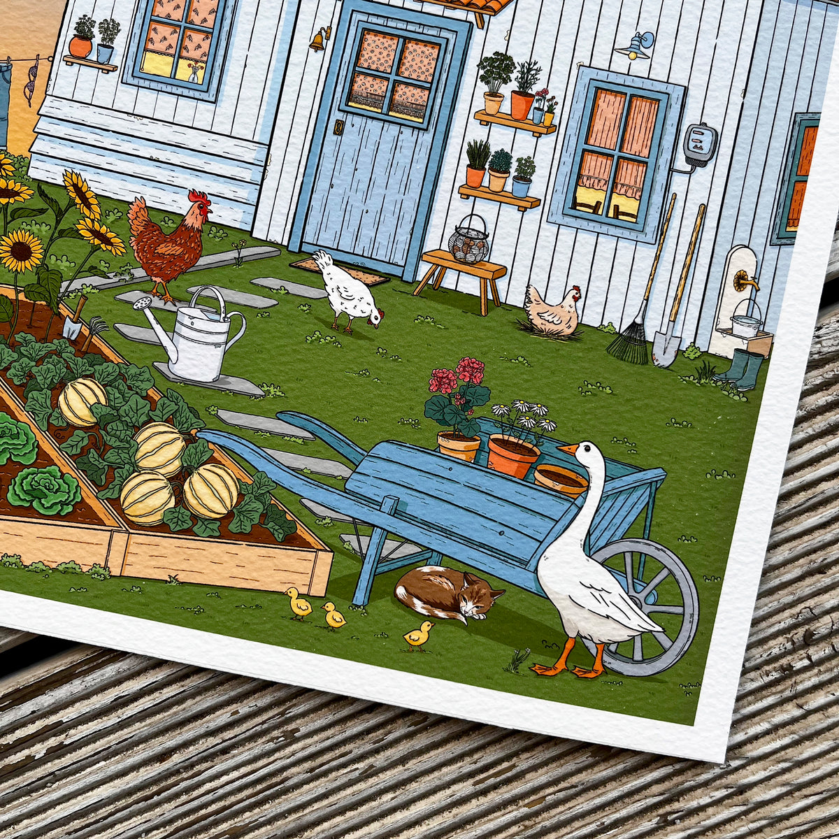 Little farm art print
