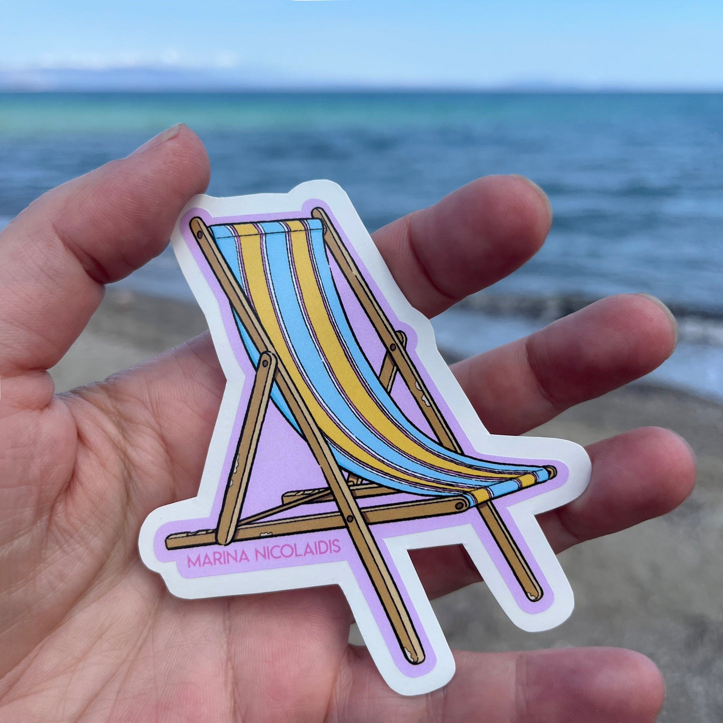 Deckchair sticker