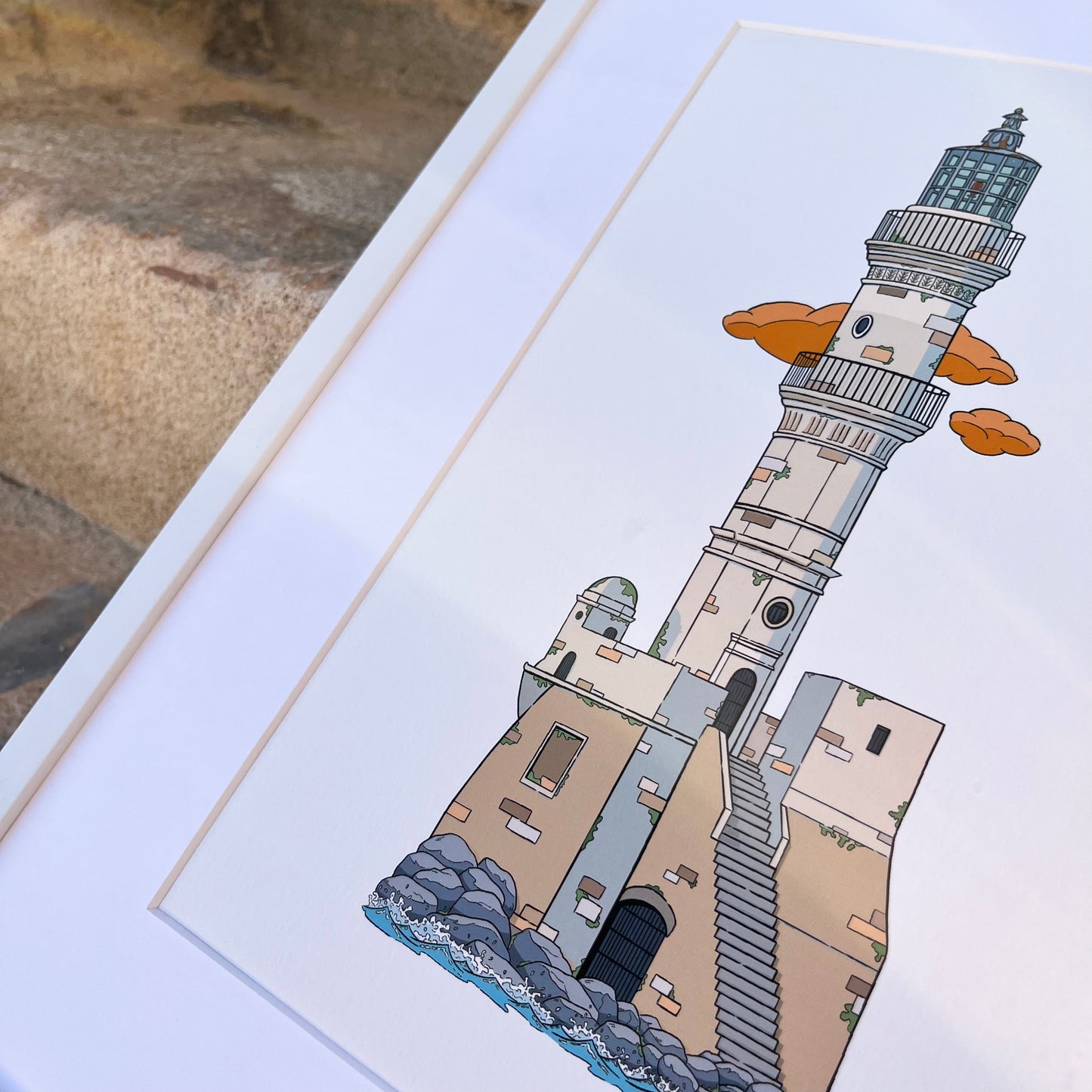 Chania Lighthouse Crete art print