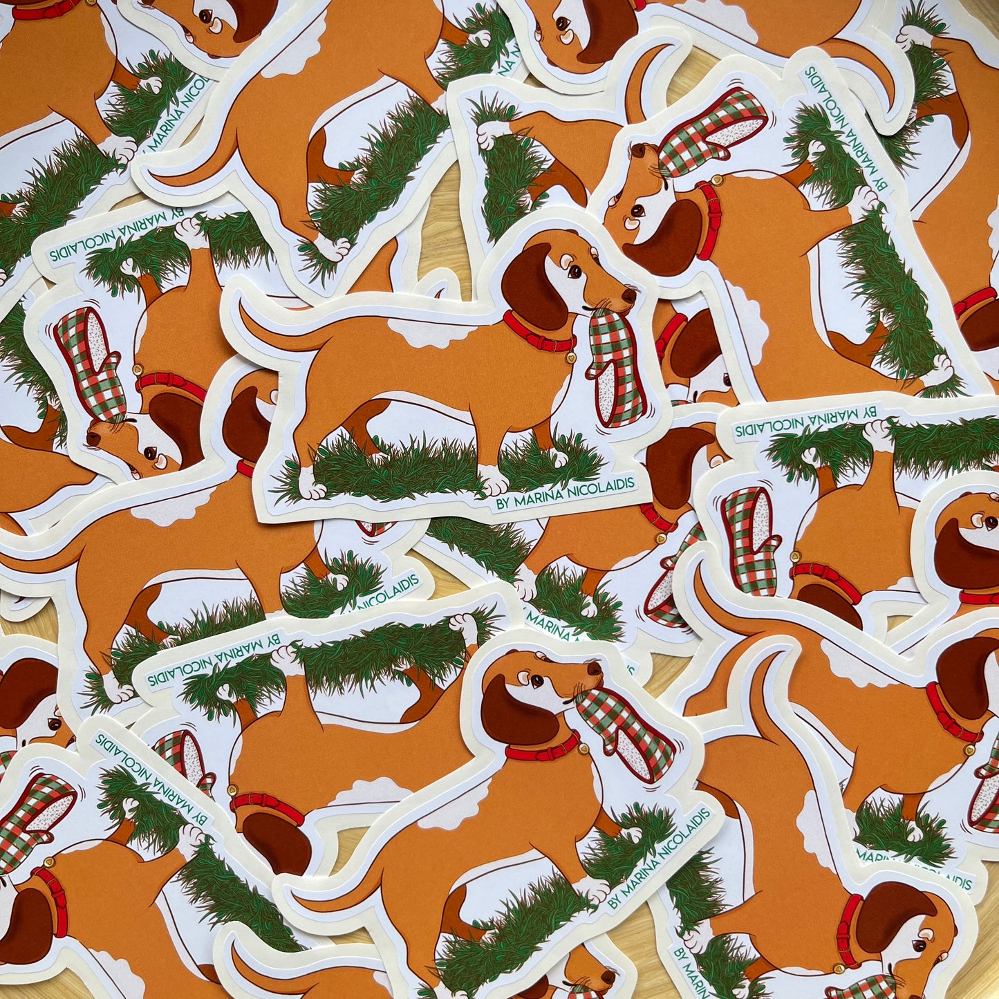 Dachshund dog sticker