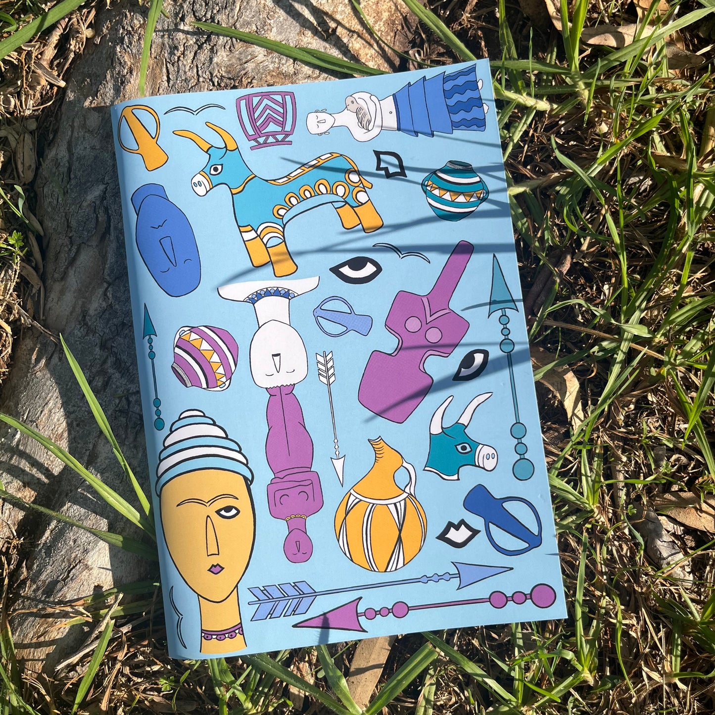 Cyladic figures notebook