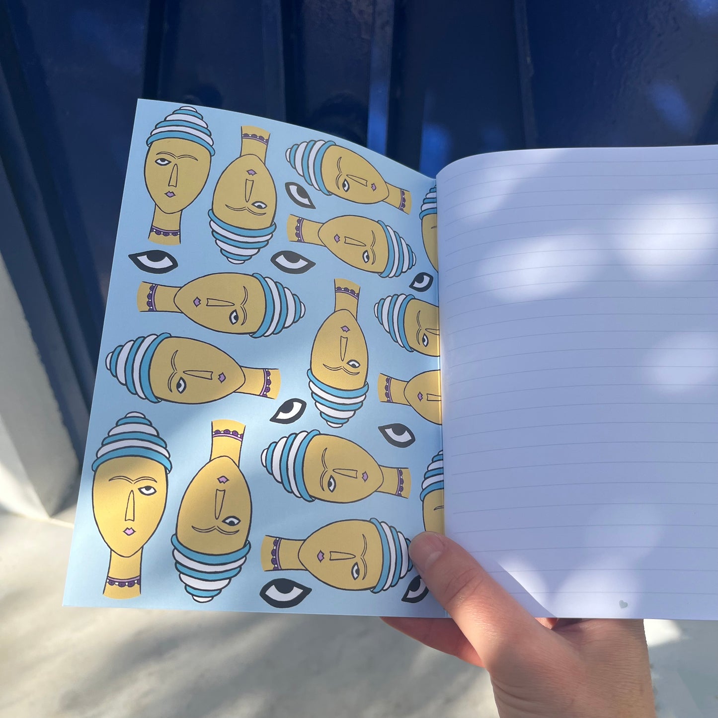 Cyladic figures notebook