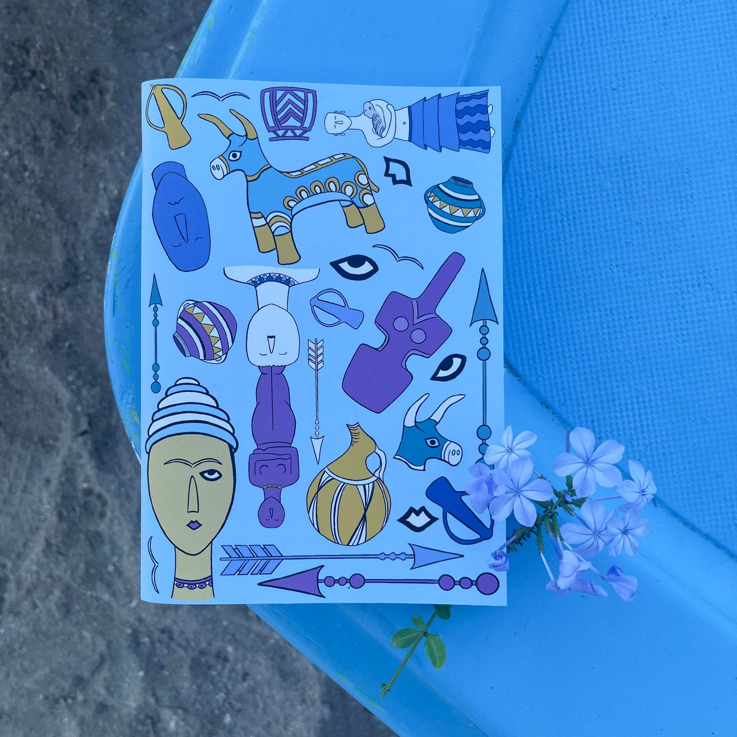 Cyladic figures notebook