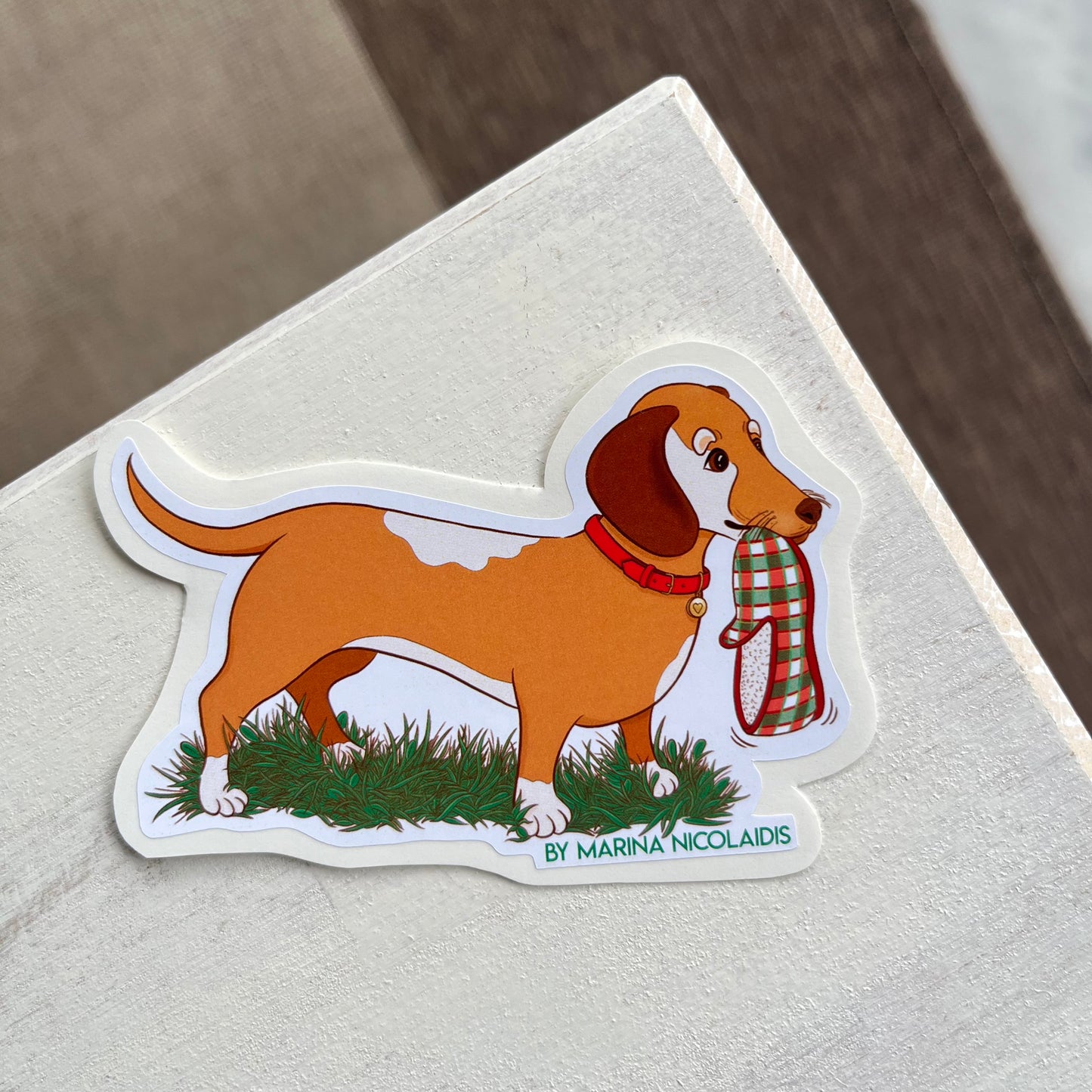Dachshund dog sticker