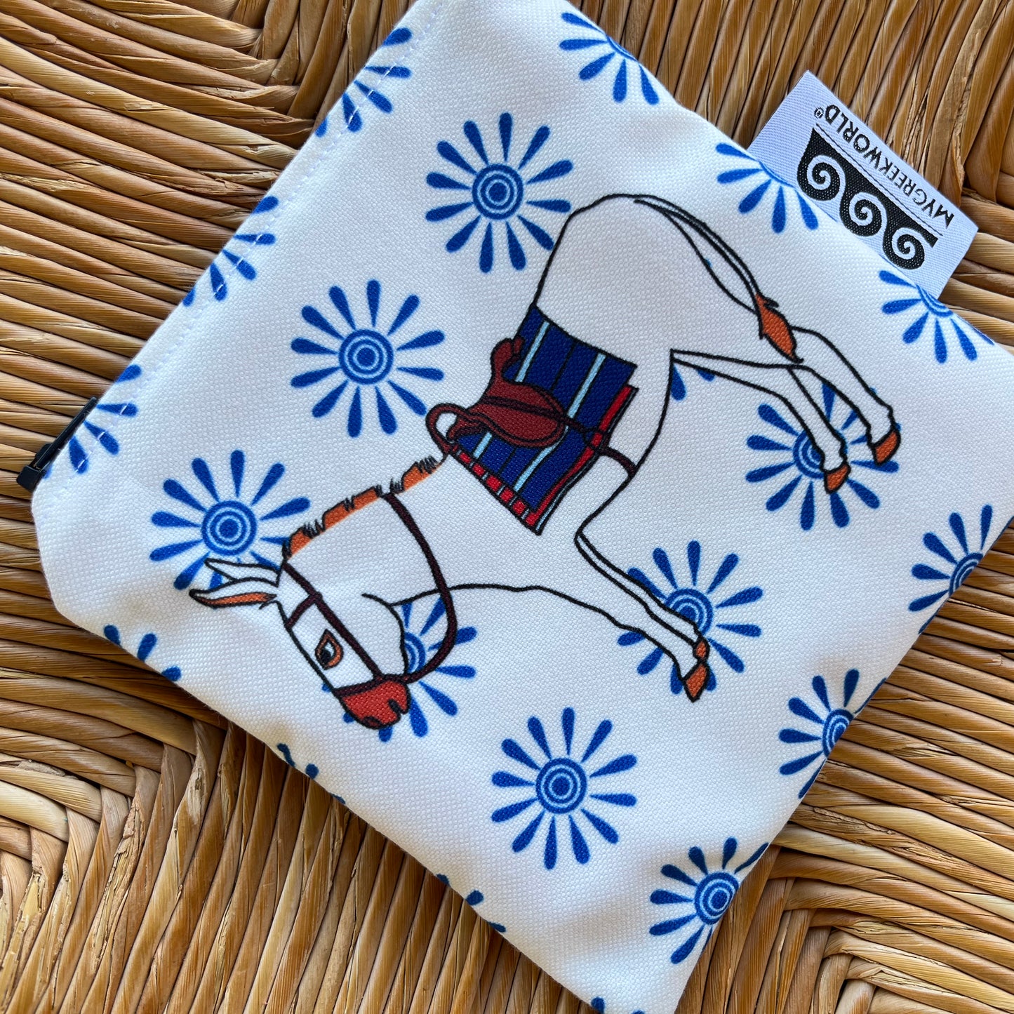 Donkey cute fabric purse