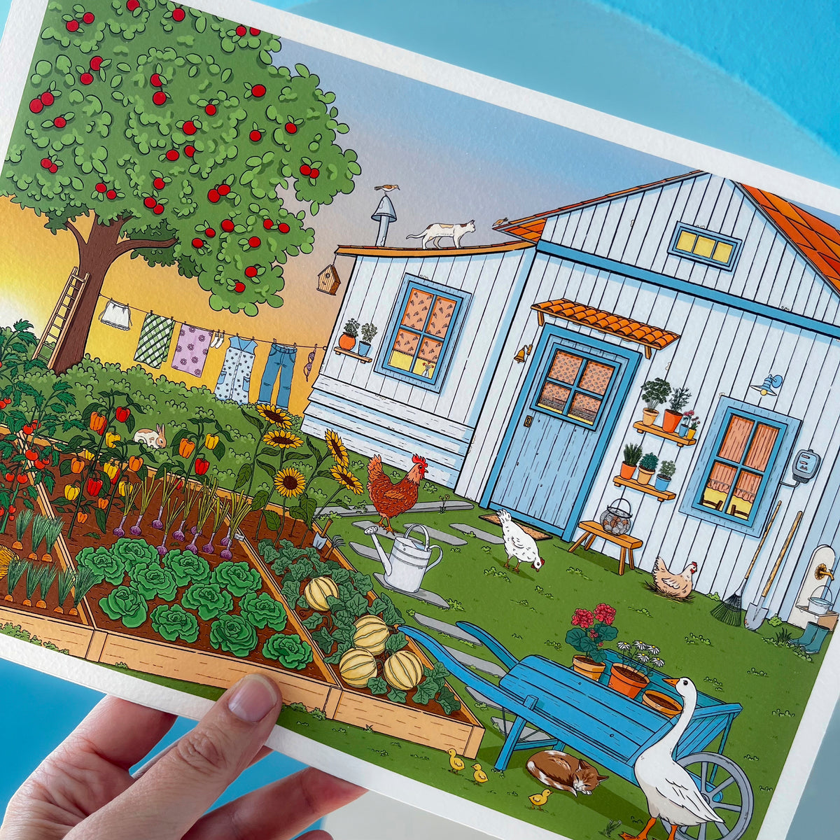 Little farm art print