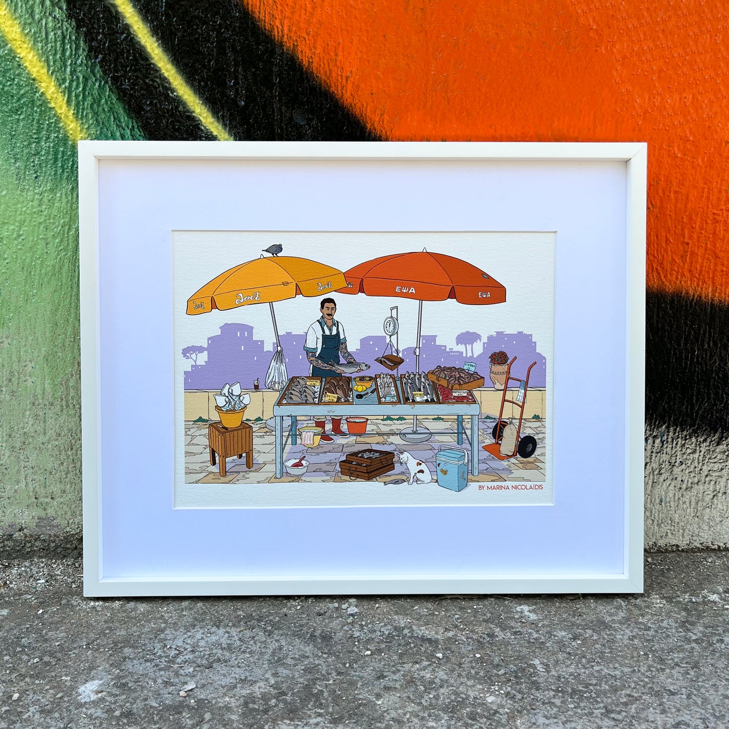 Fish Market art print