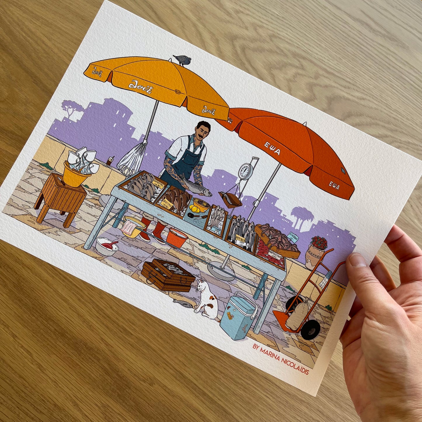 Fish Market art print