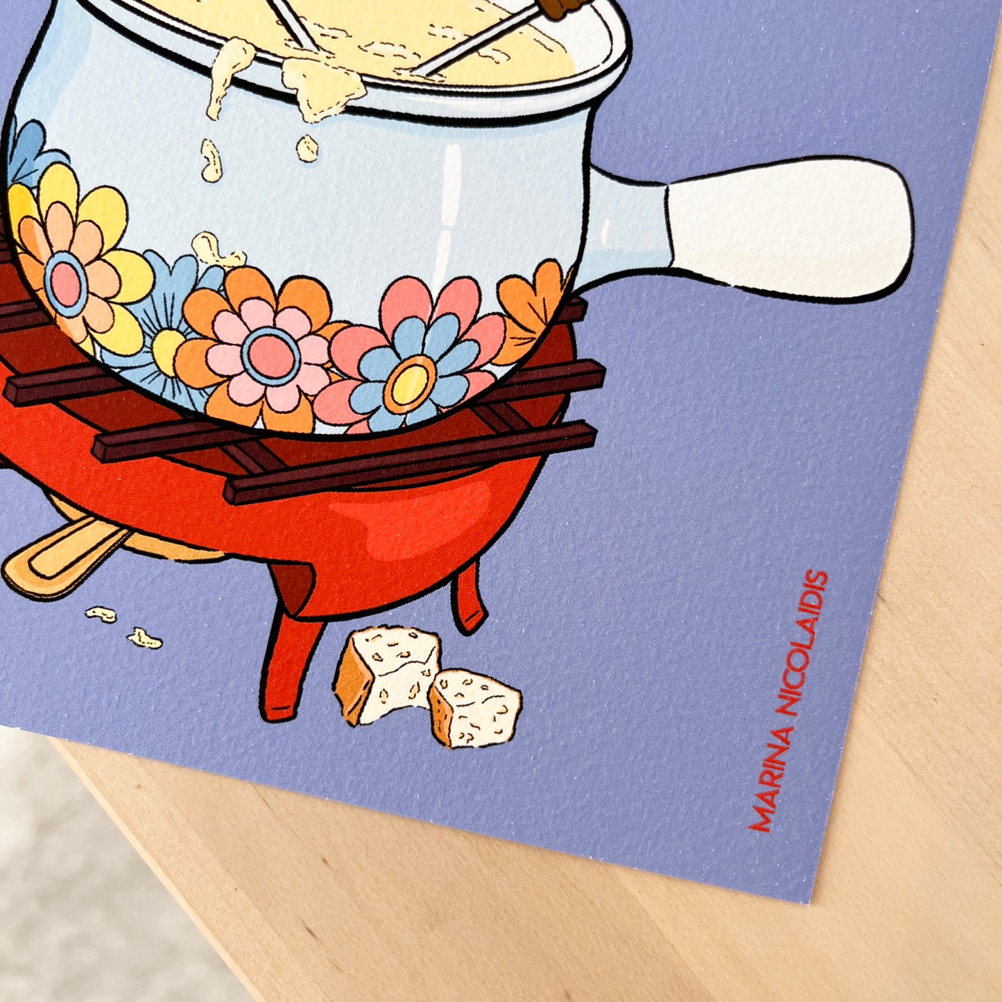 Fondue savoyarde art print