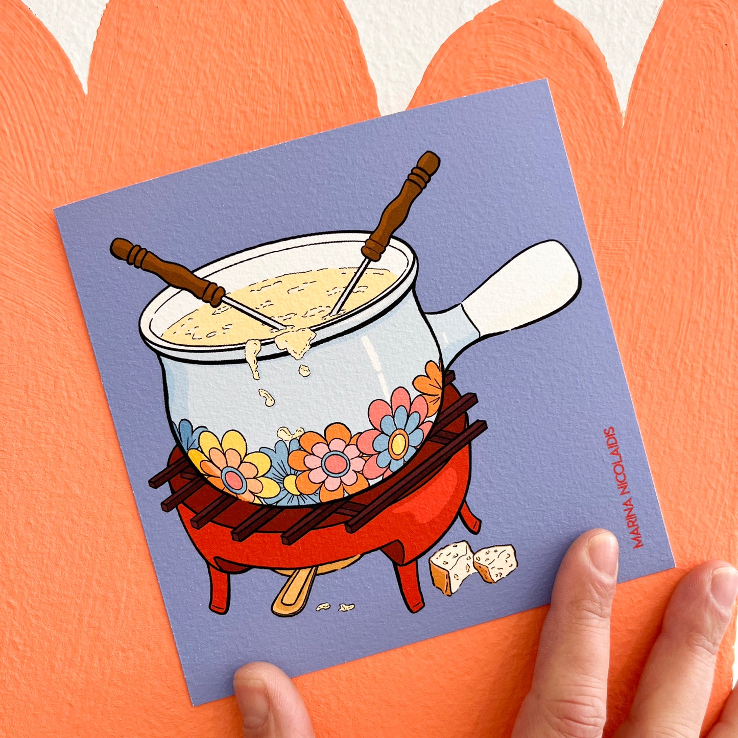 Fondue savoyarde art print