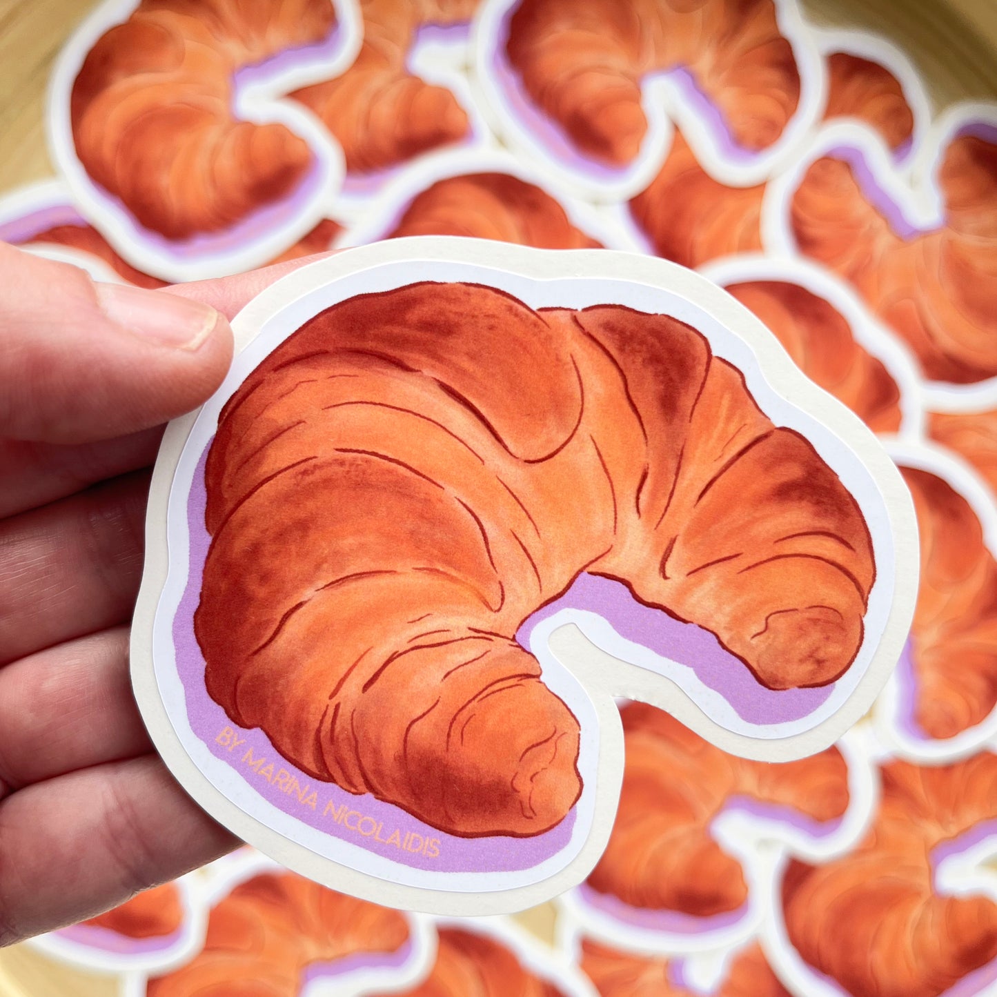 Croissant sticker
