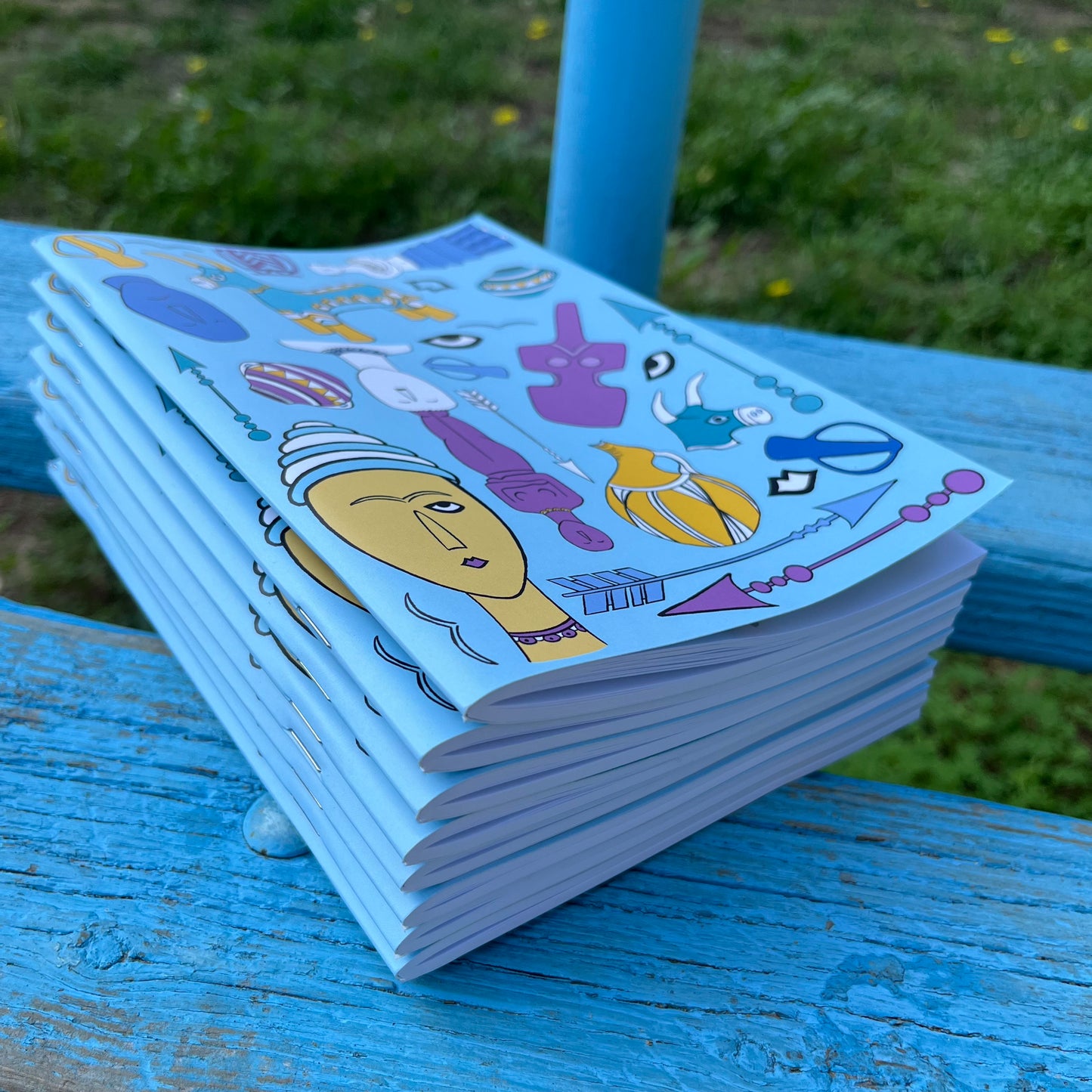 Cyladic figures notebook