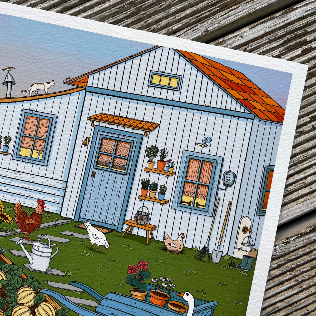 Little farm art print