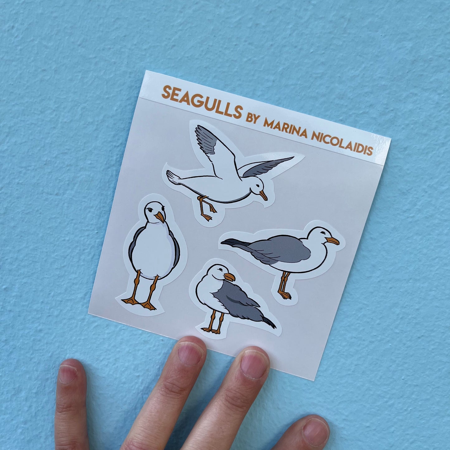 Seagulls 4 stickers