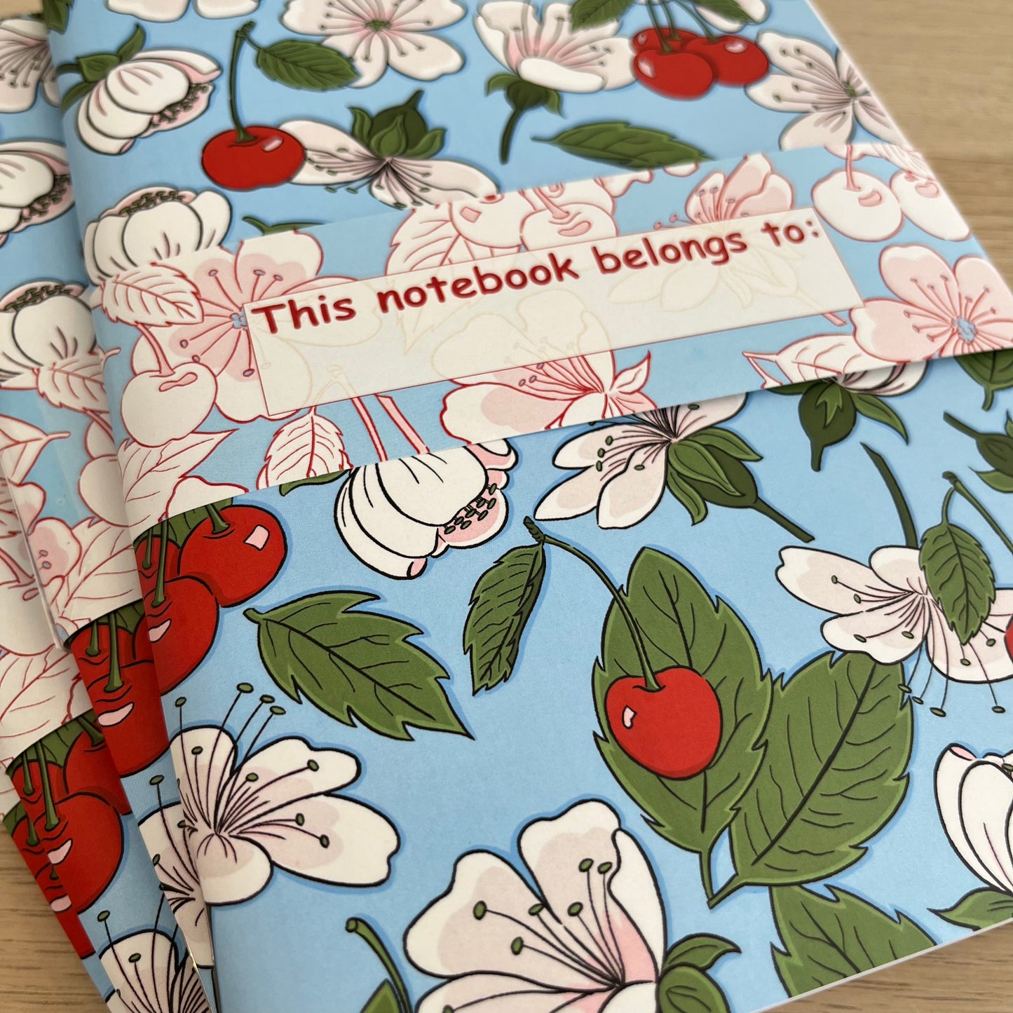 Cherry notebook