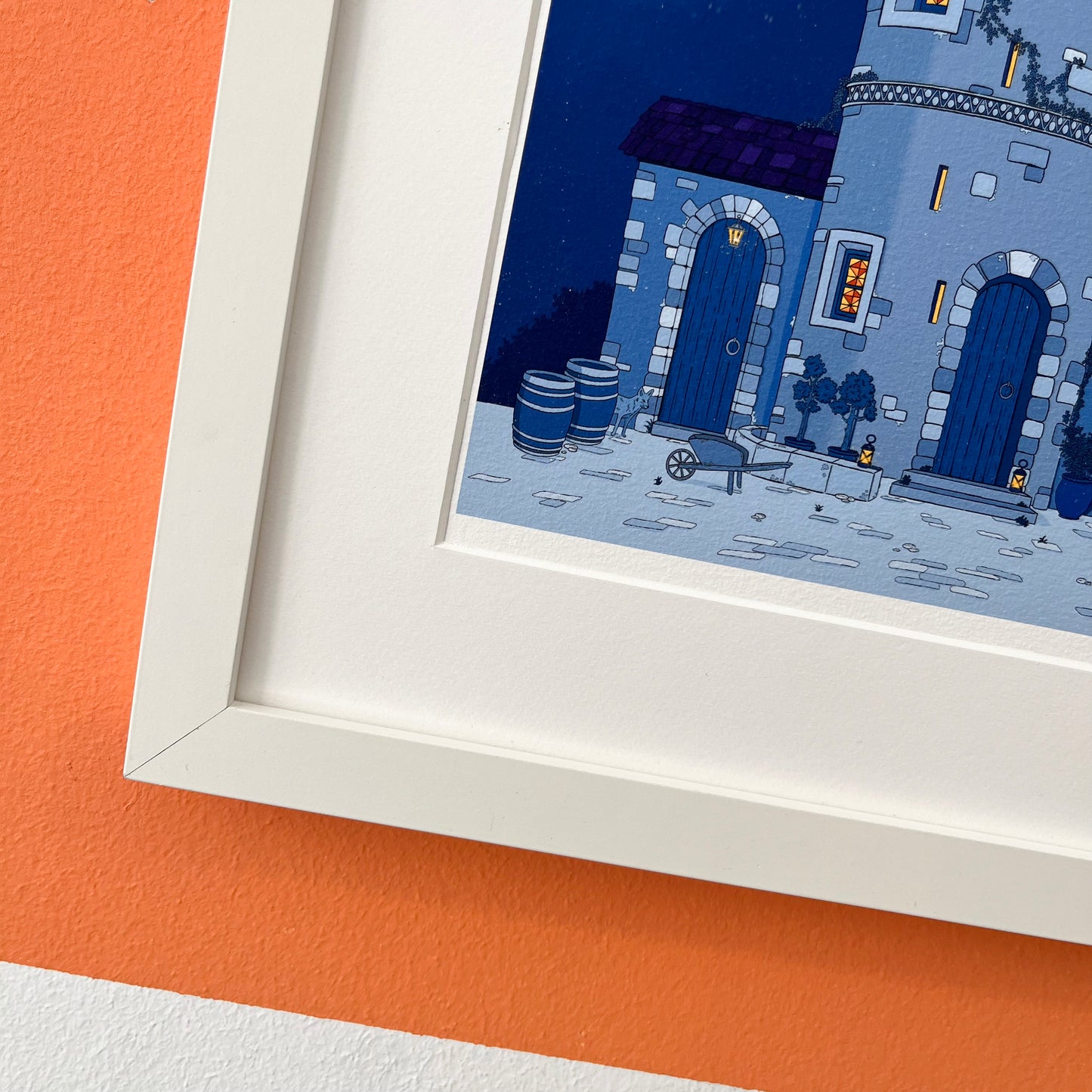 Night tower art print