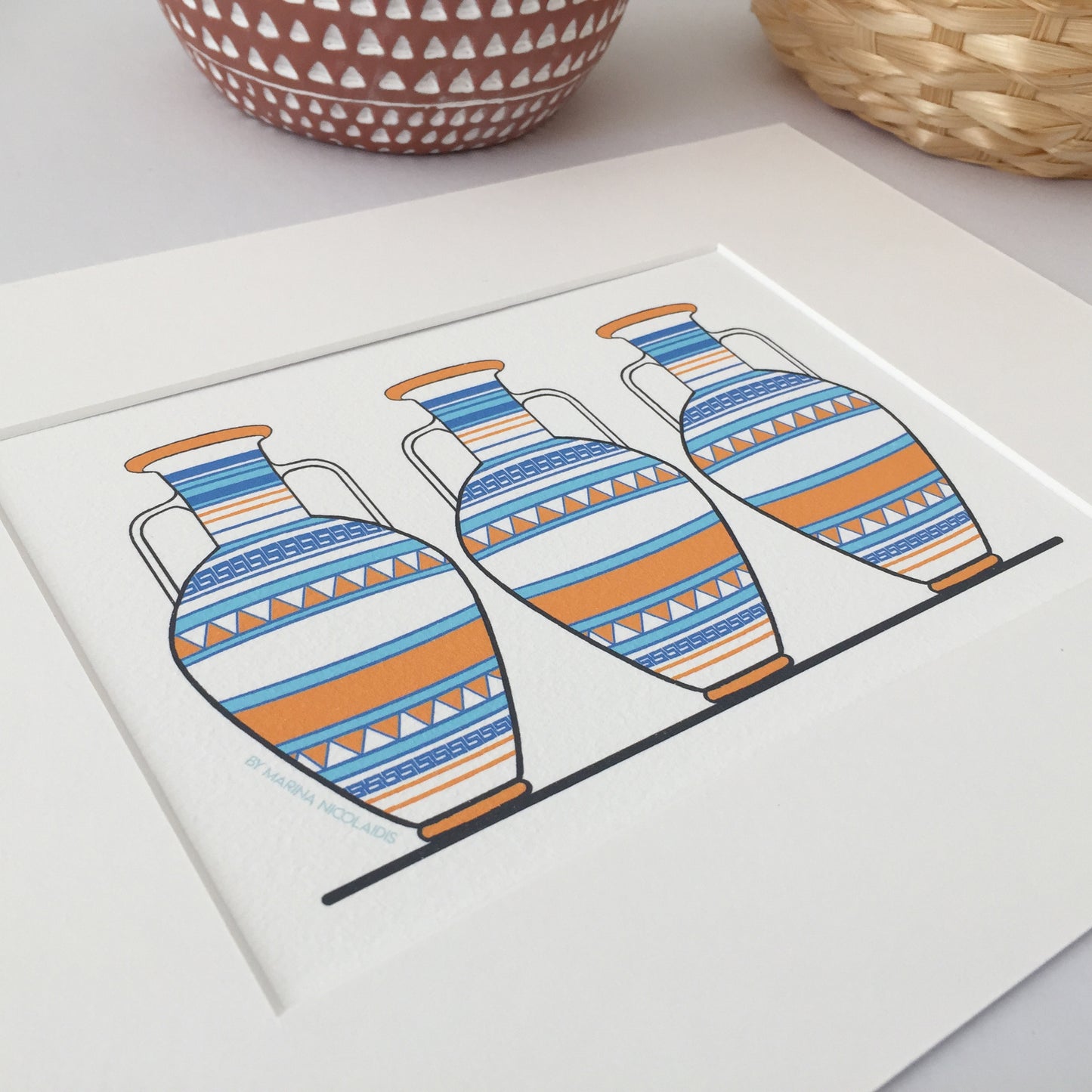 Greek Amphora art print