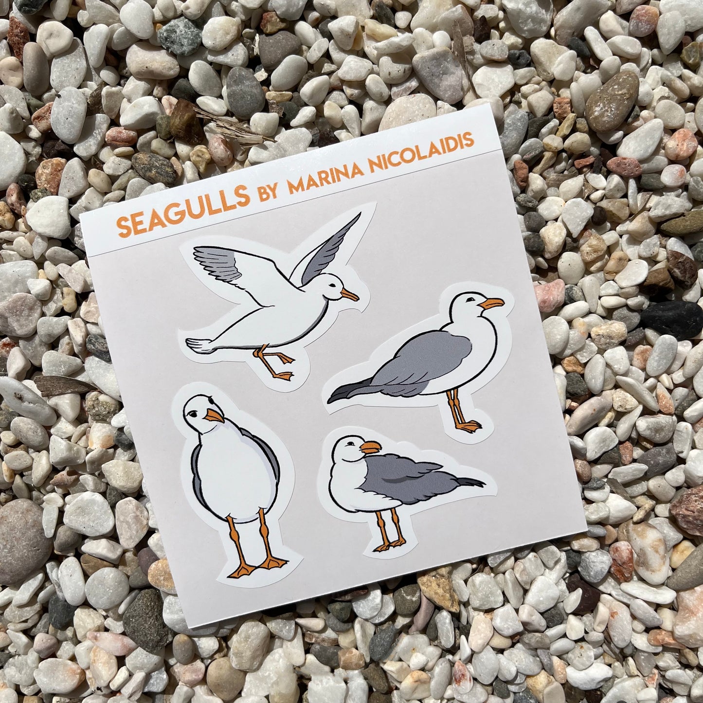 Seagulls 4 stickers