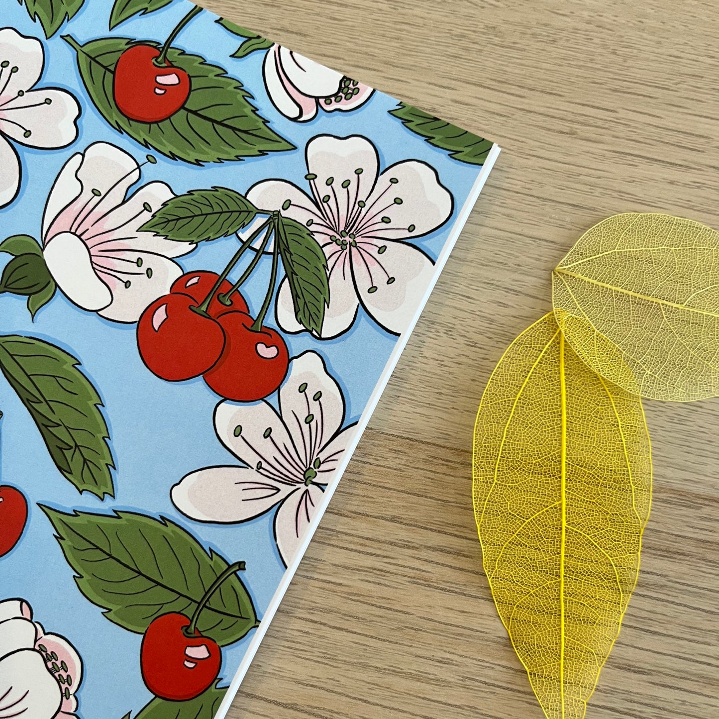 Cherry notebook