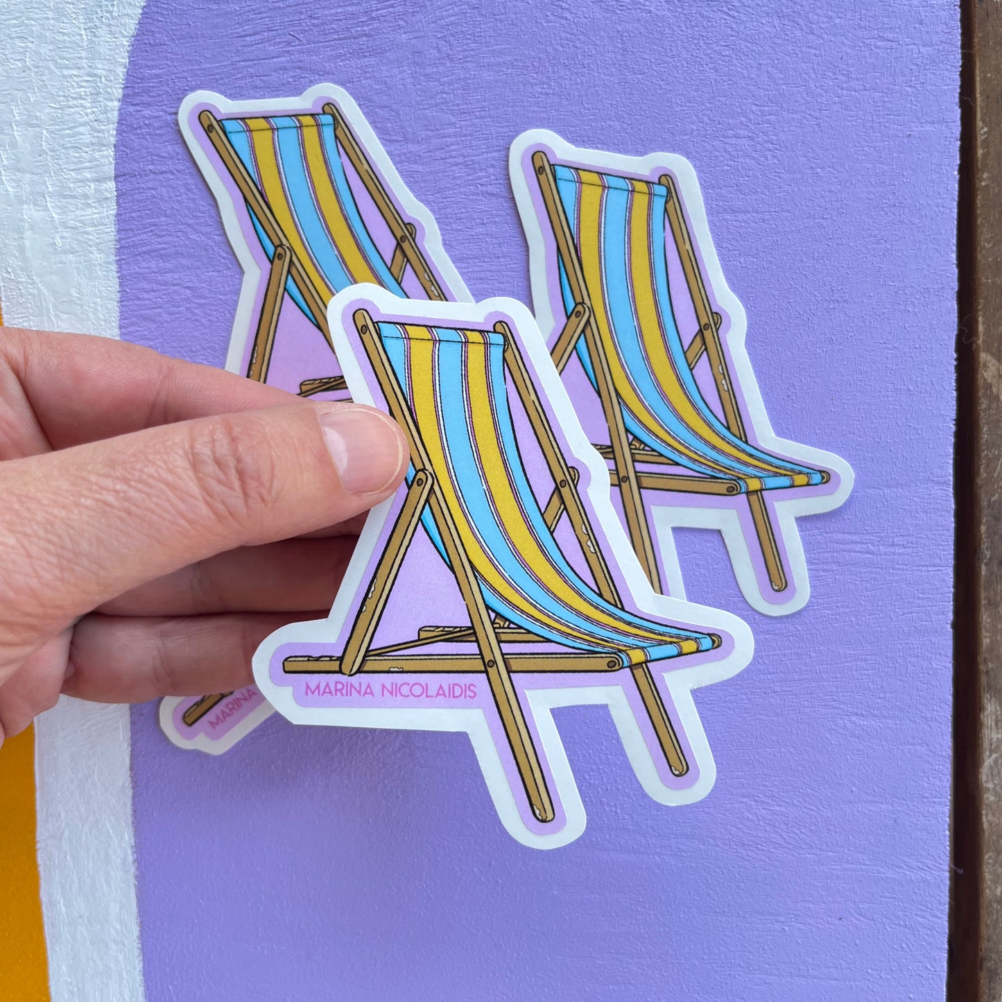 Deckchair sticker