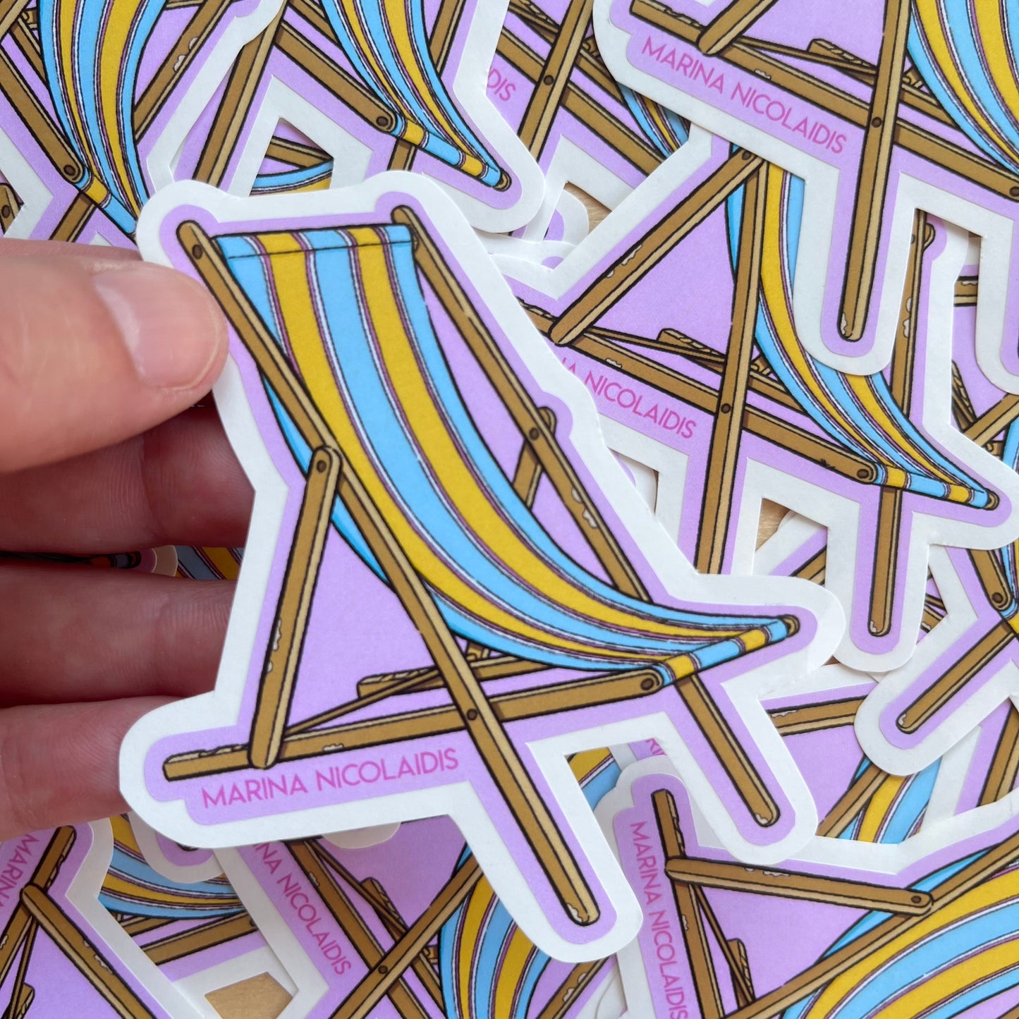 Deckchair sticker