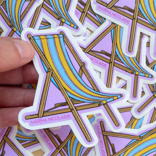 Deckchair sticker